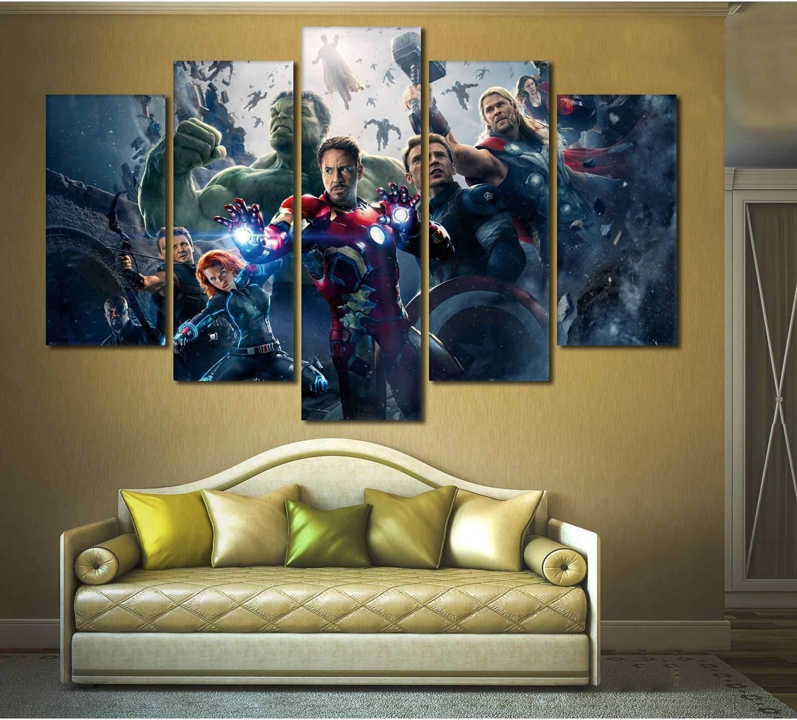 Avengers №2018 Ready to Hang Canvas Print - Zellart Canvas Prints ALL_Products