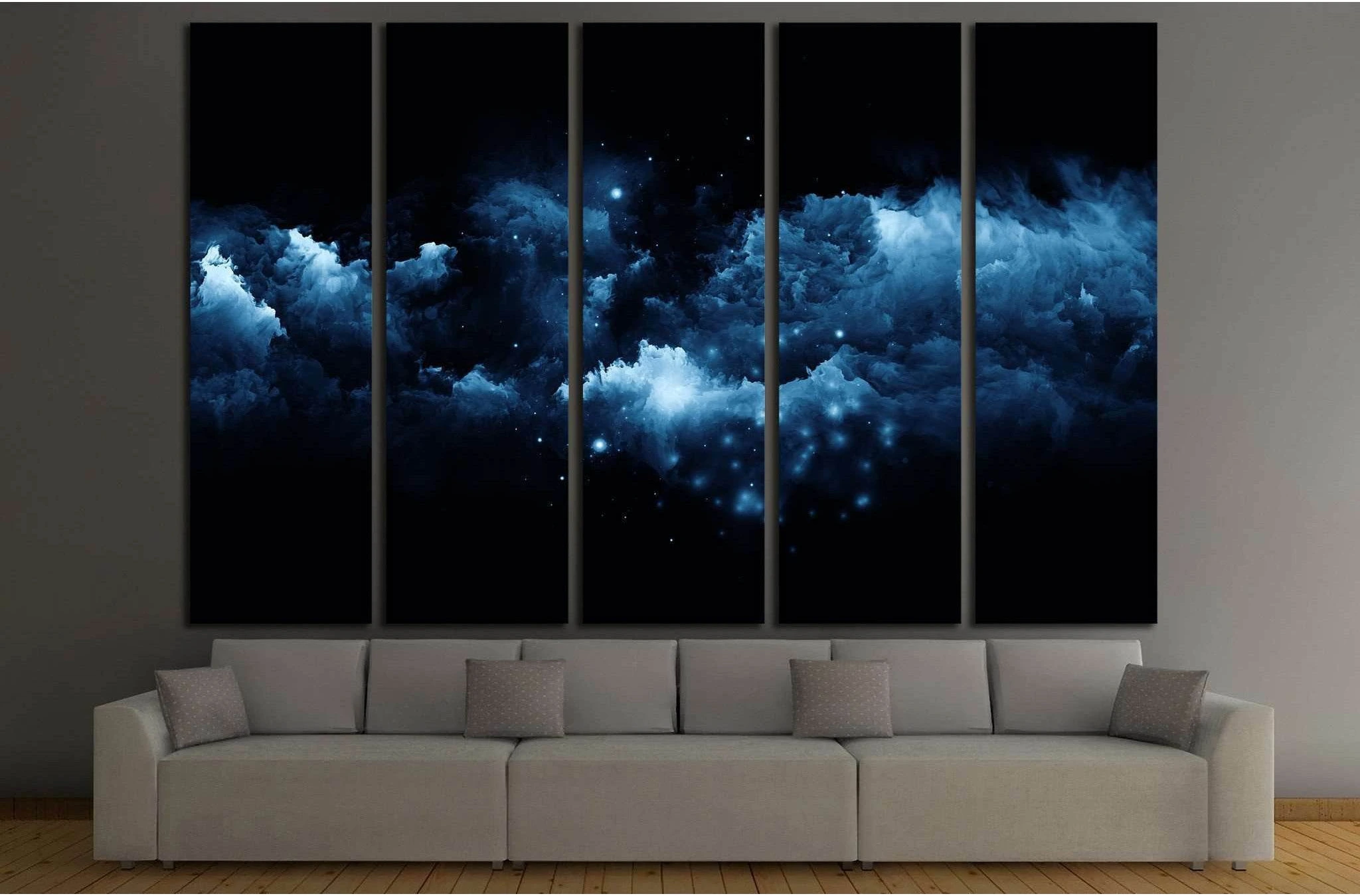 Backdrop on the subject of art №1040 Ready to Hang Canvas Print - Zellart Canvas Prints ALL_Products, s-1040
