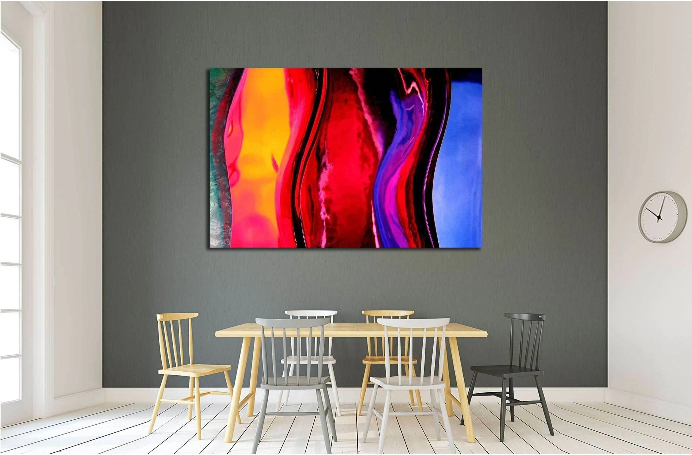 Background.Close Different Color Oil Paint Stock Photo №2529 Ready to Hang Canvas Print - Zellart Canvas Prints ALL_Products, s-2529