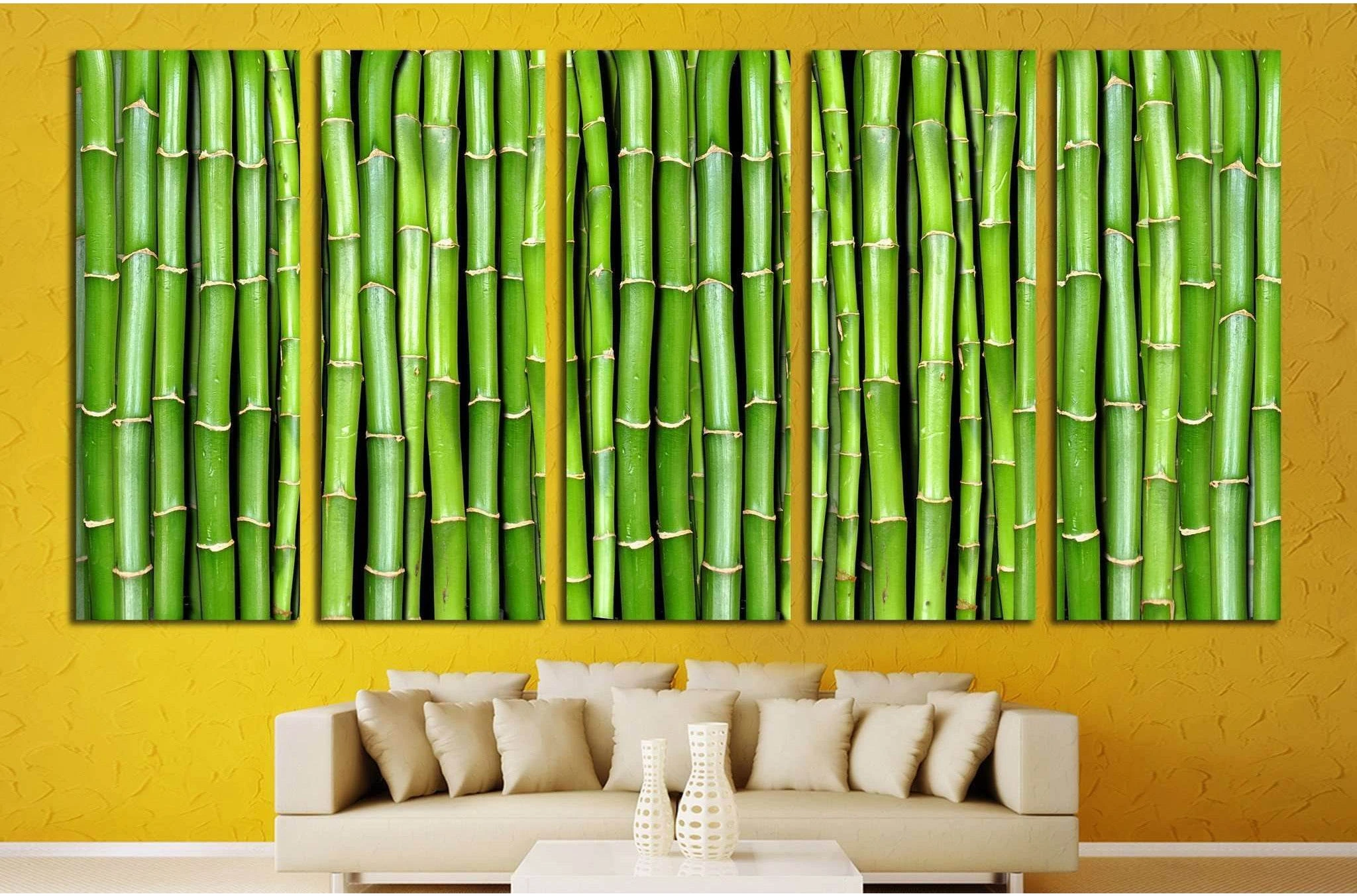 Bamboo №17 Ready to Hang Canvas Print - Zellart Canvas Prints ALL_Products, s-17