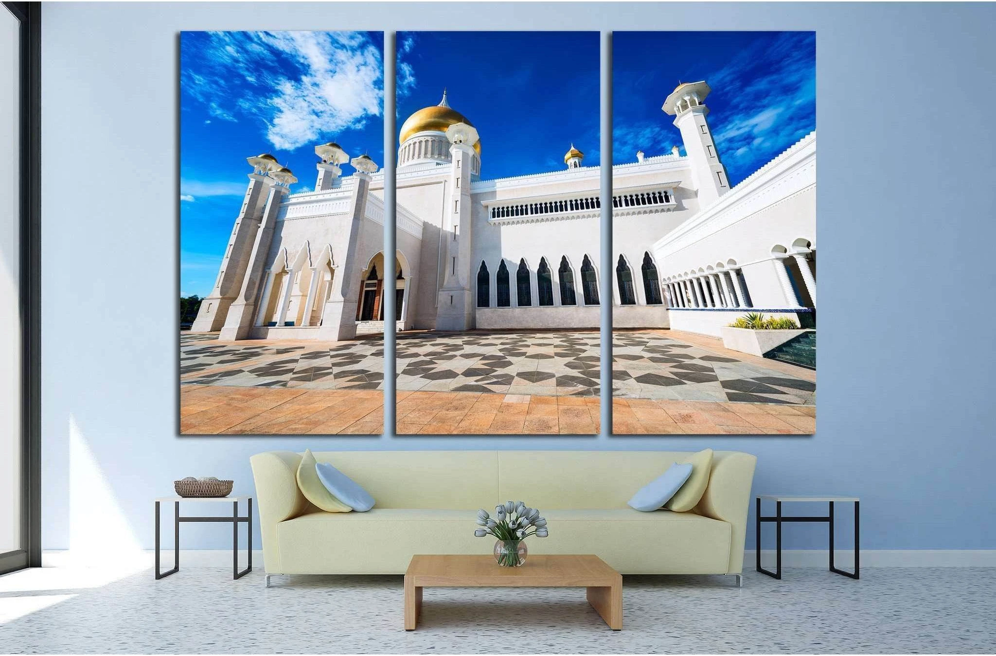 BANDAR SERI BEGAWAN(BSB) №1795 Ready to Hang Canvas Print - Zellart Canvas Prints ALL_Products, s-1795