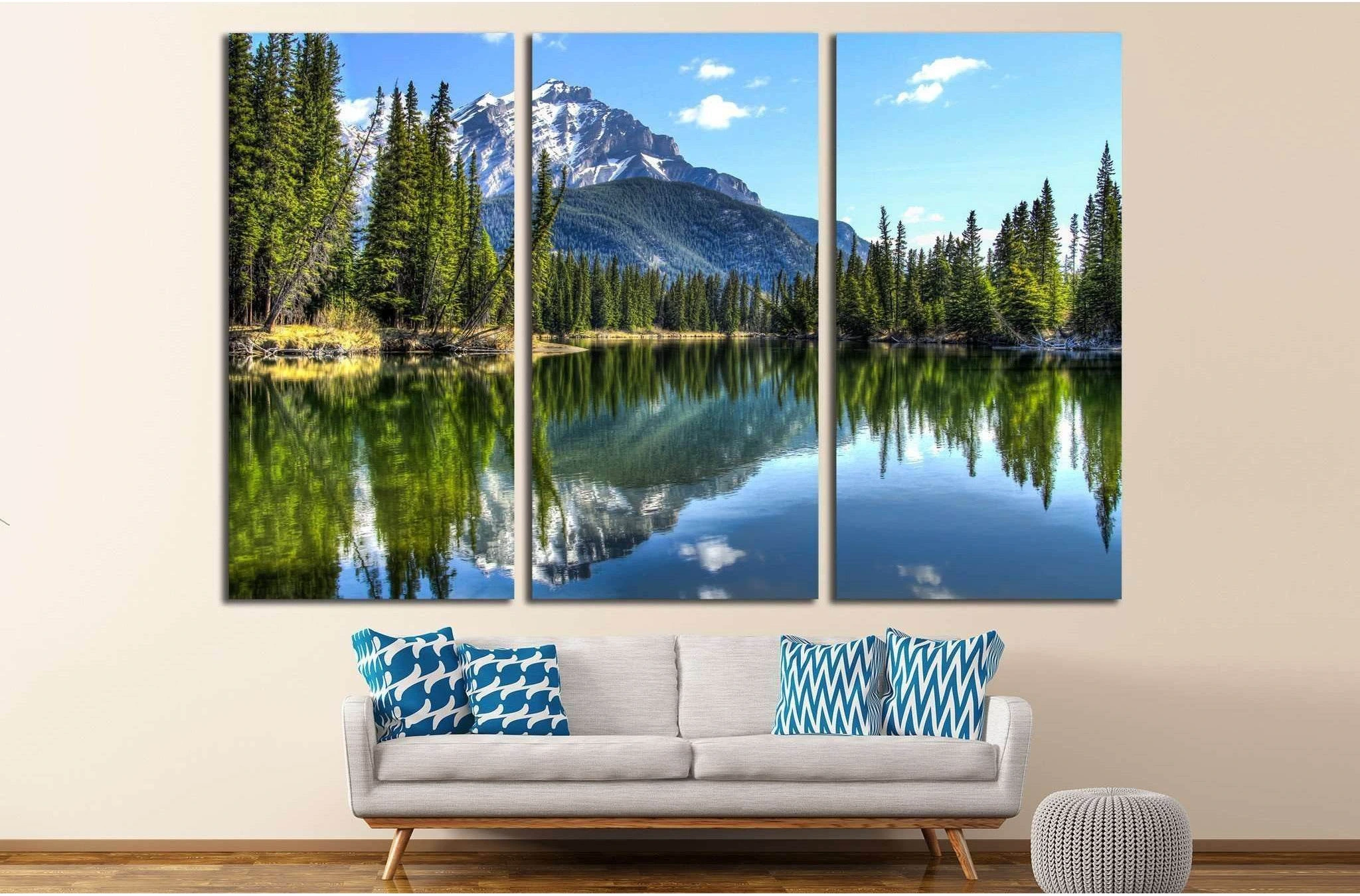 Banff National Park, Alberta, Canada №751 Ready to Hang Canvas Print - Zellart Canvas Prints ALL_Products, s-751