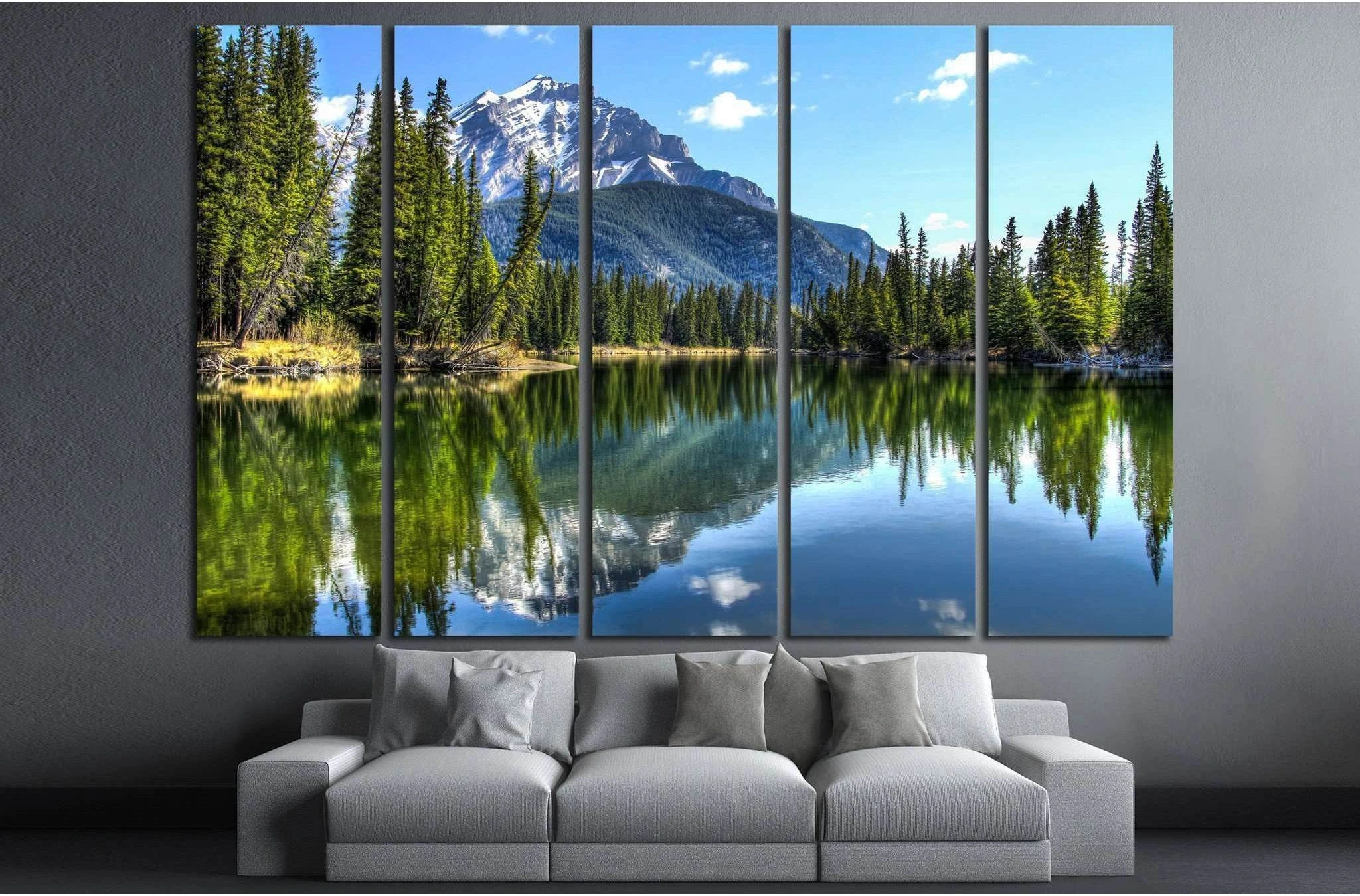Banff National Park, Alberta, Canada №751 Ready to Hang Canvas Print - Zellart Canvas Prints ALL_Products, s-751