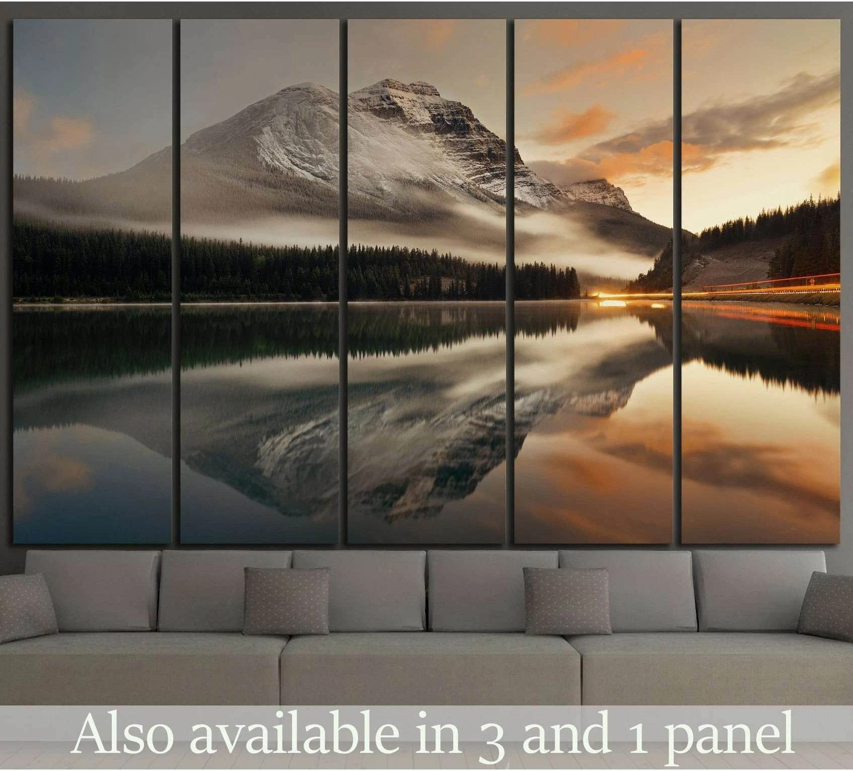 Banff National Park, Canada №878 Ready to Hang Canvas Print - Zellart Canvas Prints ALL_Products, s-878