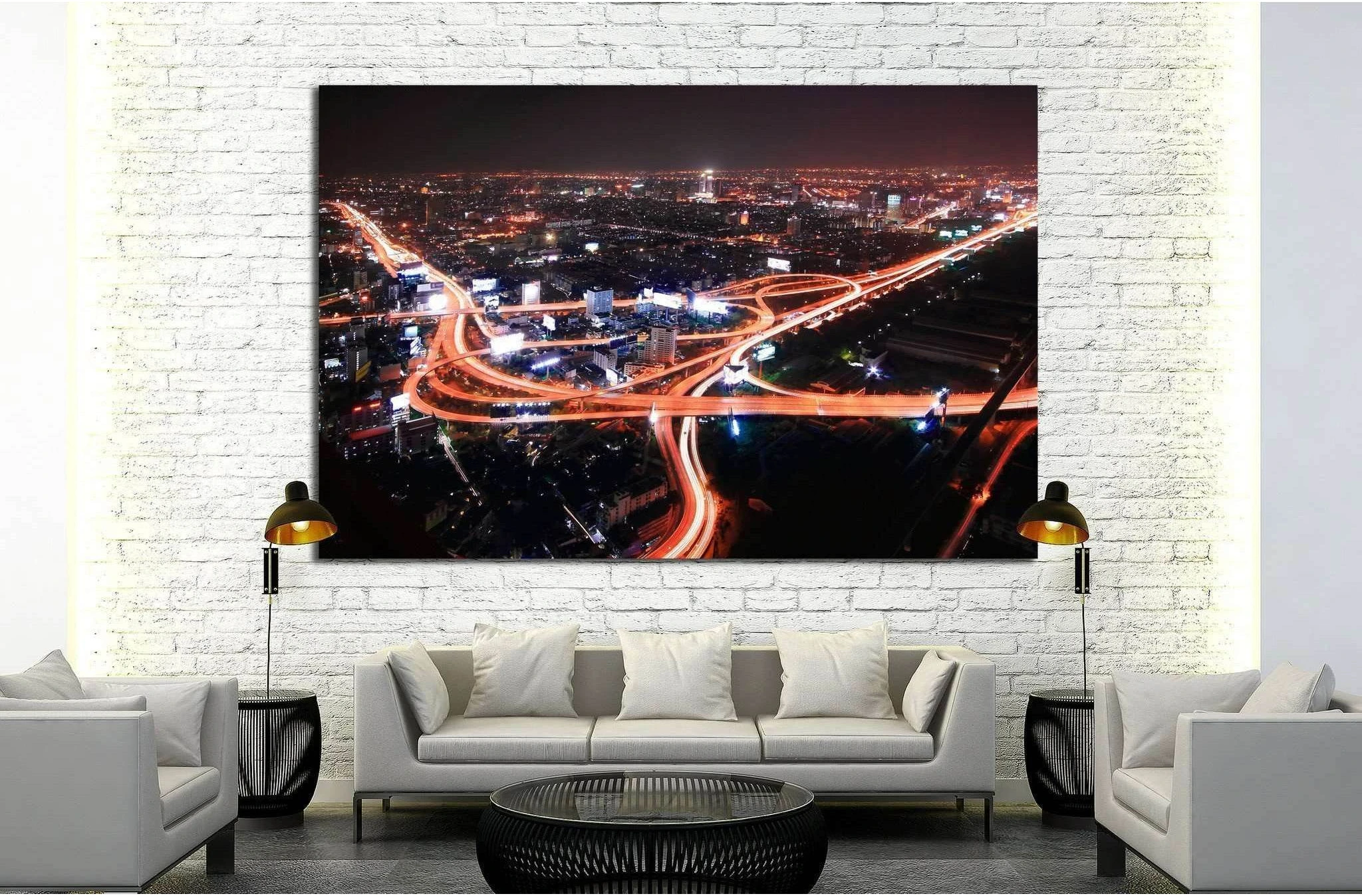 Bangkok №761 Ready to Hang Canvas Print - Zellart Canvas Prints ALL_Products, s-761