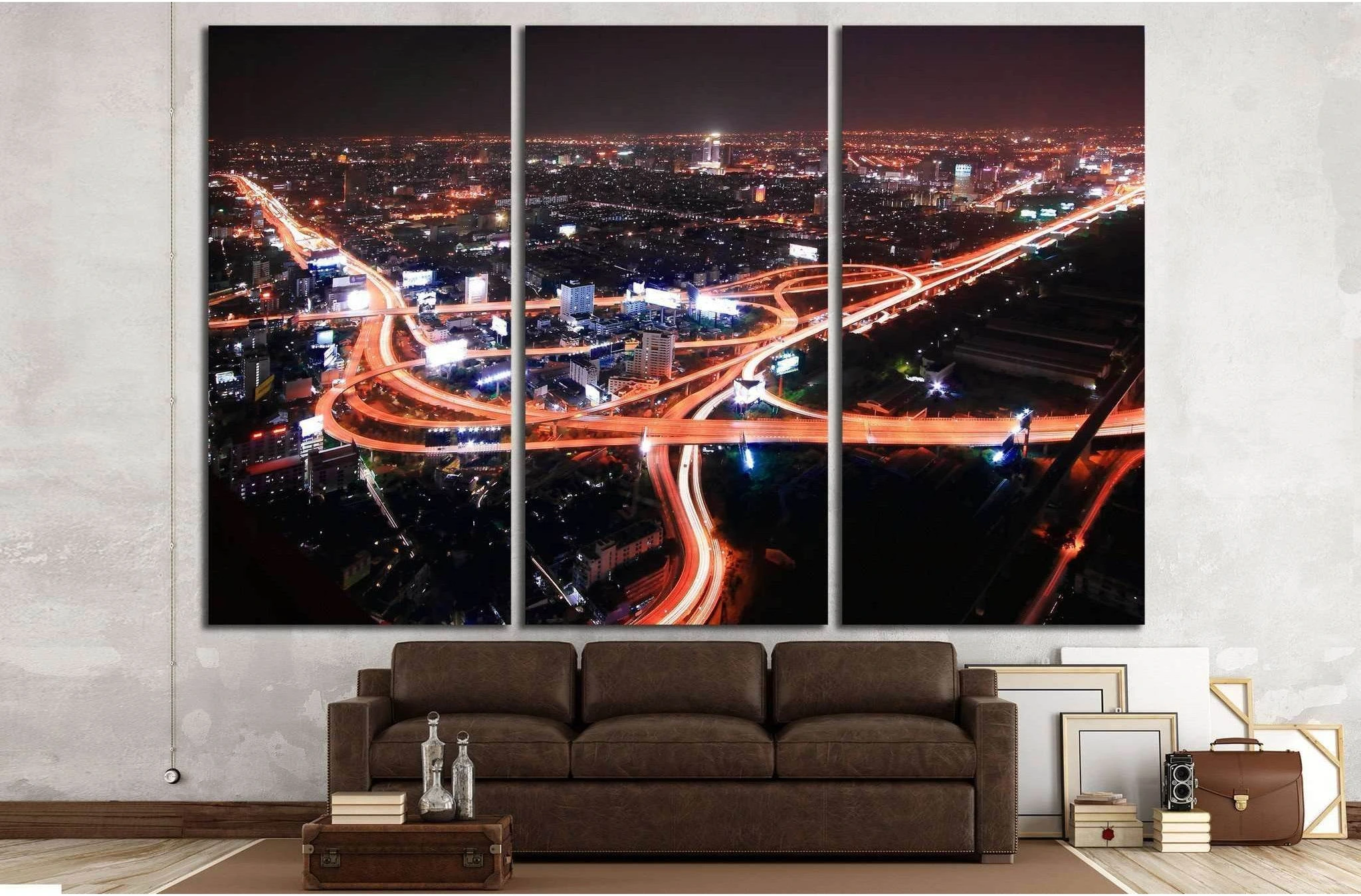 Bangkok №761 Ready to Hang Canvas Print - Zellart Canvas Prints ALL_Products, s-761