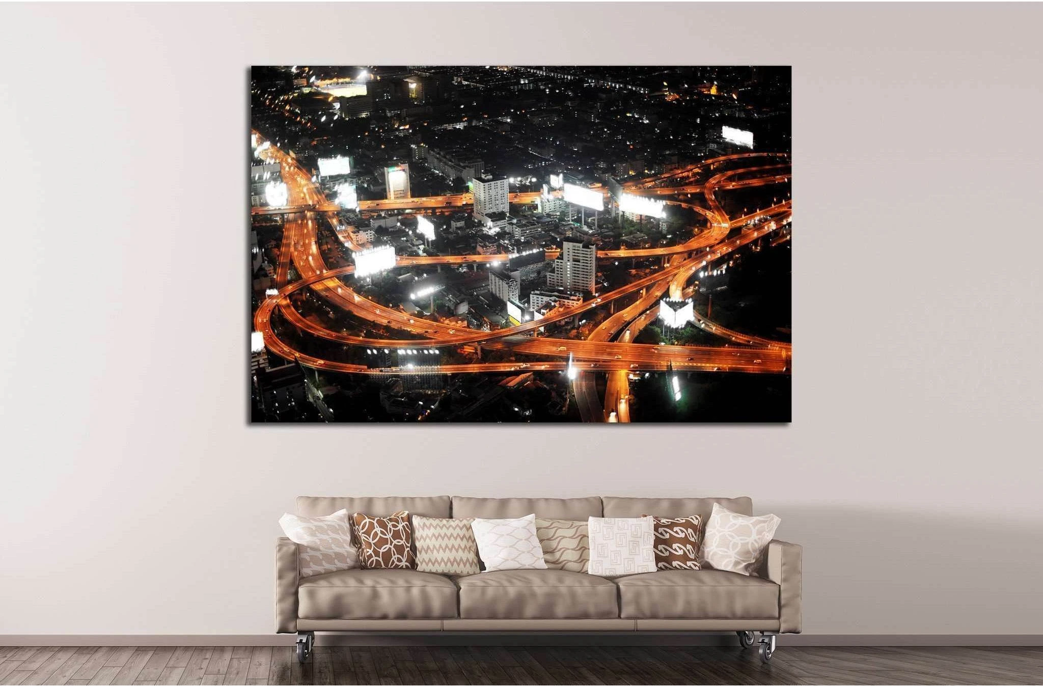 Bangkok №763 Ready to Hang Canvas Print - Zellart Canvas Prints ALL_Products, s-763