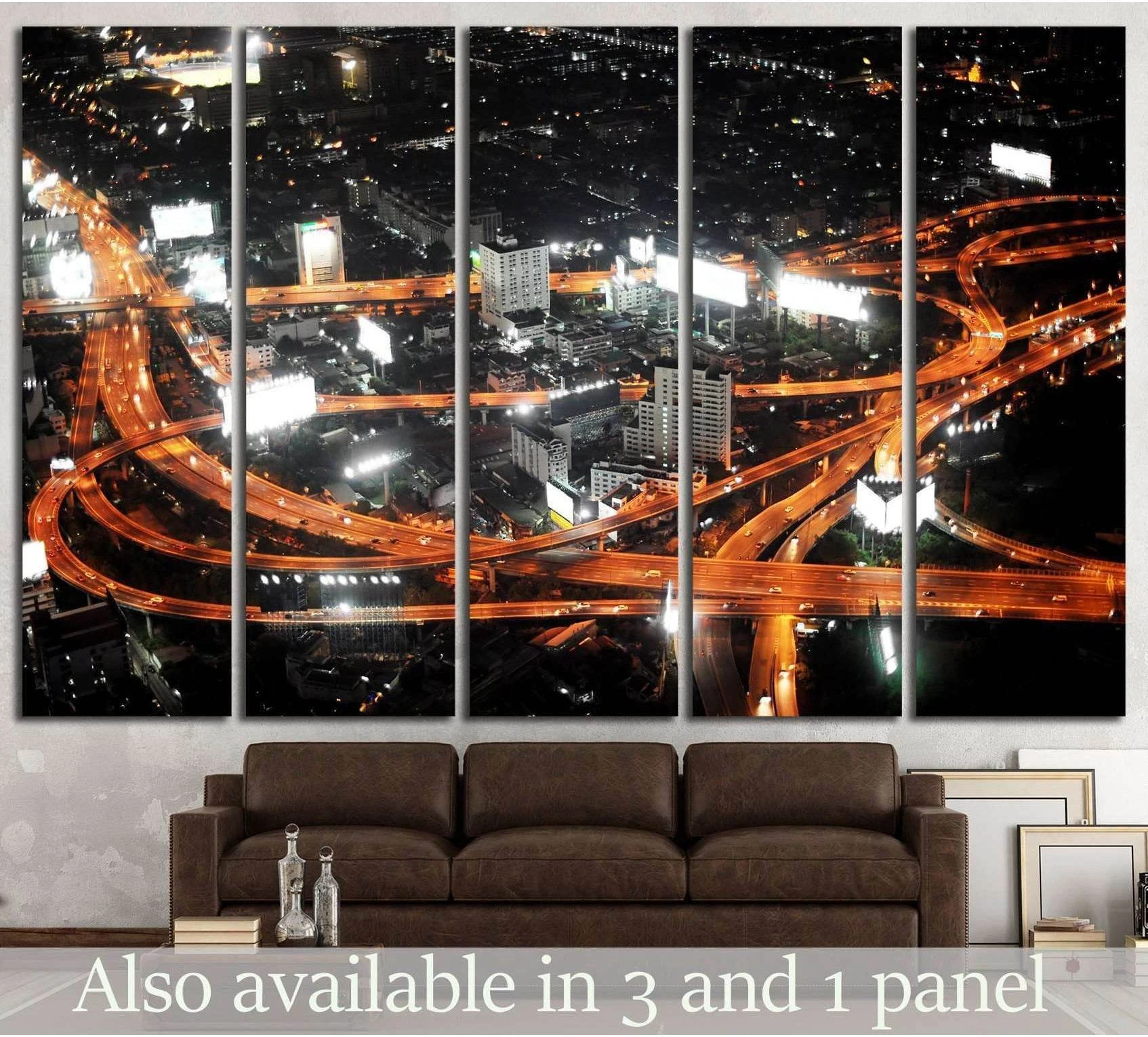 Bangkok №763 Ready to Hang Canvas Print - Zellart Canvas Prints ALL_Products, s-763