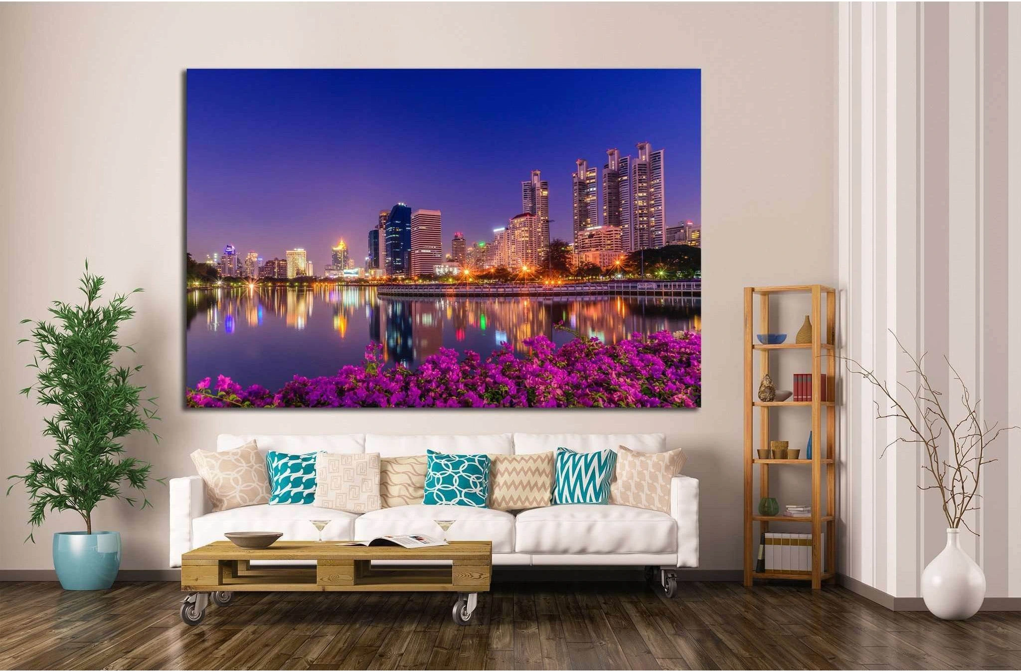 Bangkok, Thailand №829 Ready to Hang Canvas Print - Zellart Canvas Prints ALL_Products, s-829