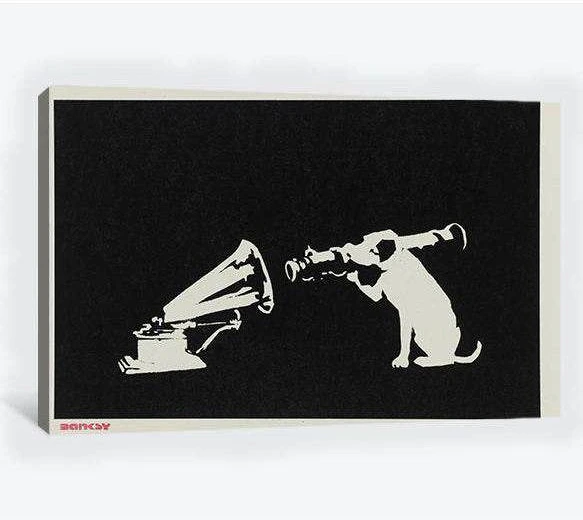 Banksy hmv - Canvas print - Zellart Canvas Prints 000Negative, 6011, ALL_Products