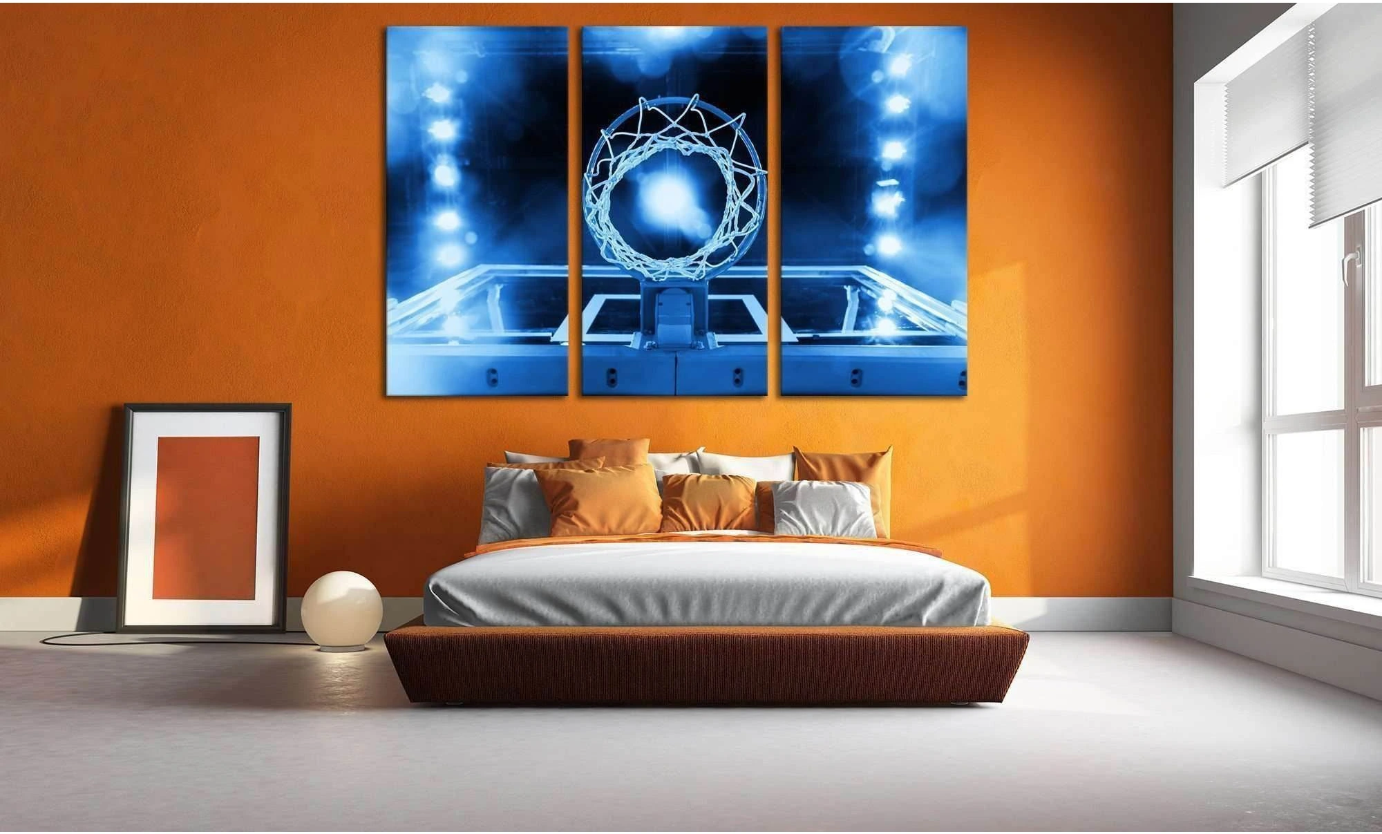 Basketball Hoop №634 Ready to Hang Canvas Print - Zellart Canvas Prints ALL_Products, autopostr_pinterest_65155, autopostr_pinterest_65157, autopostr_pinterest_65158, autopostr_pinterest_65160