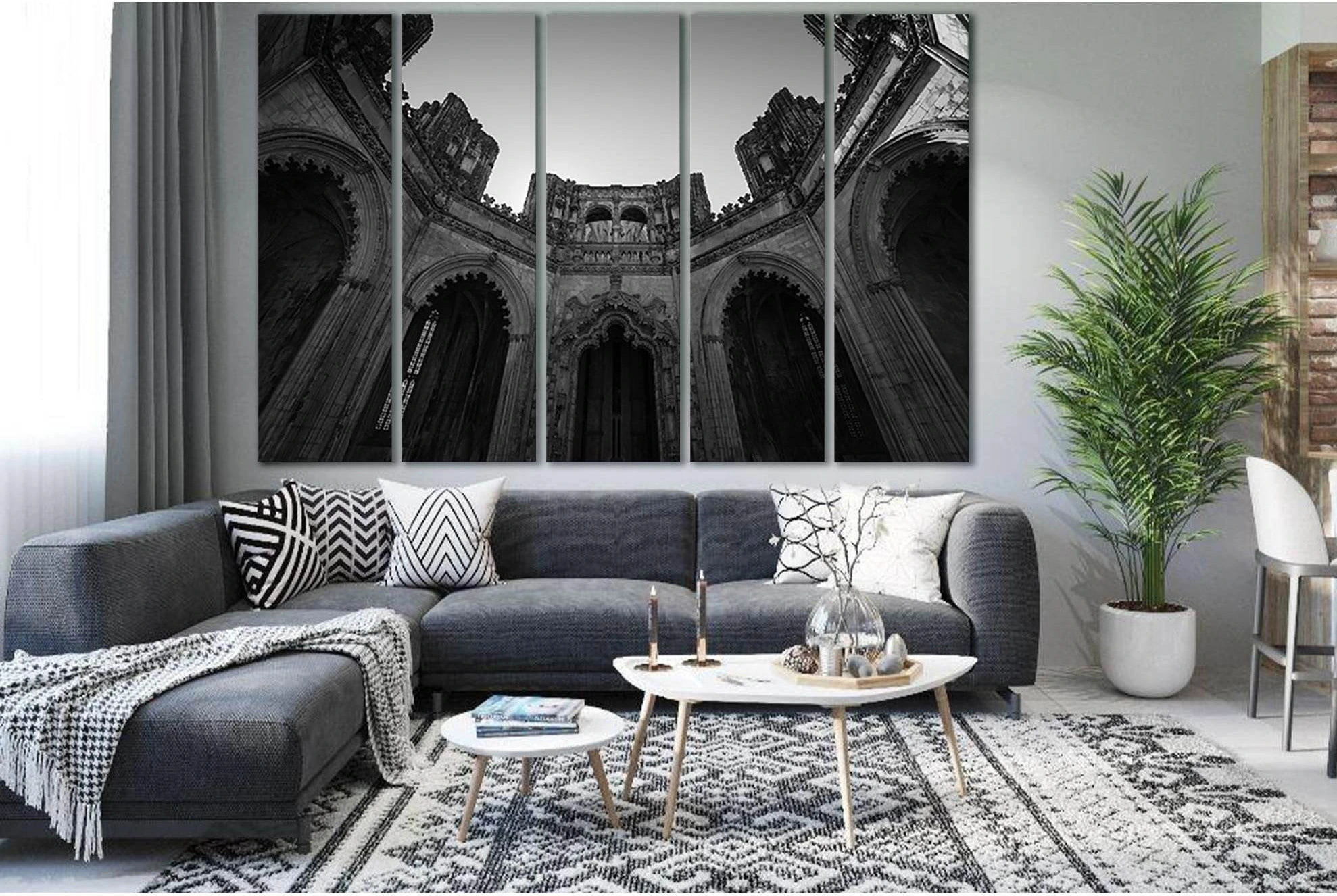 Batalha Monastery №SL1376 Ready to Hang Canvas Print - Zellart Canvas Prints 0new, ALL_Products, Architecture