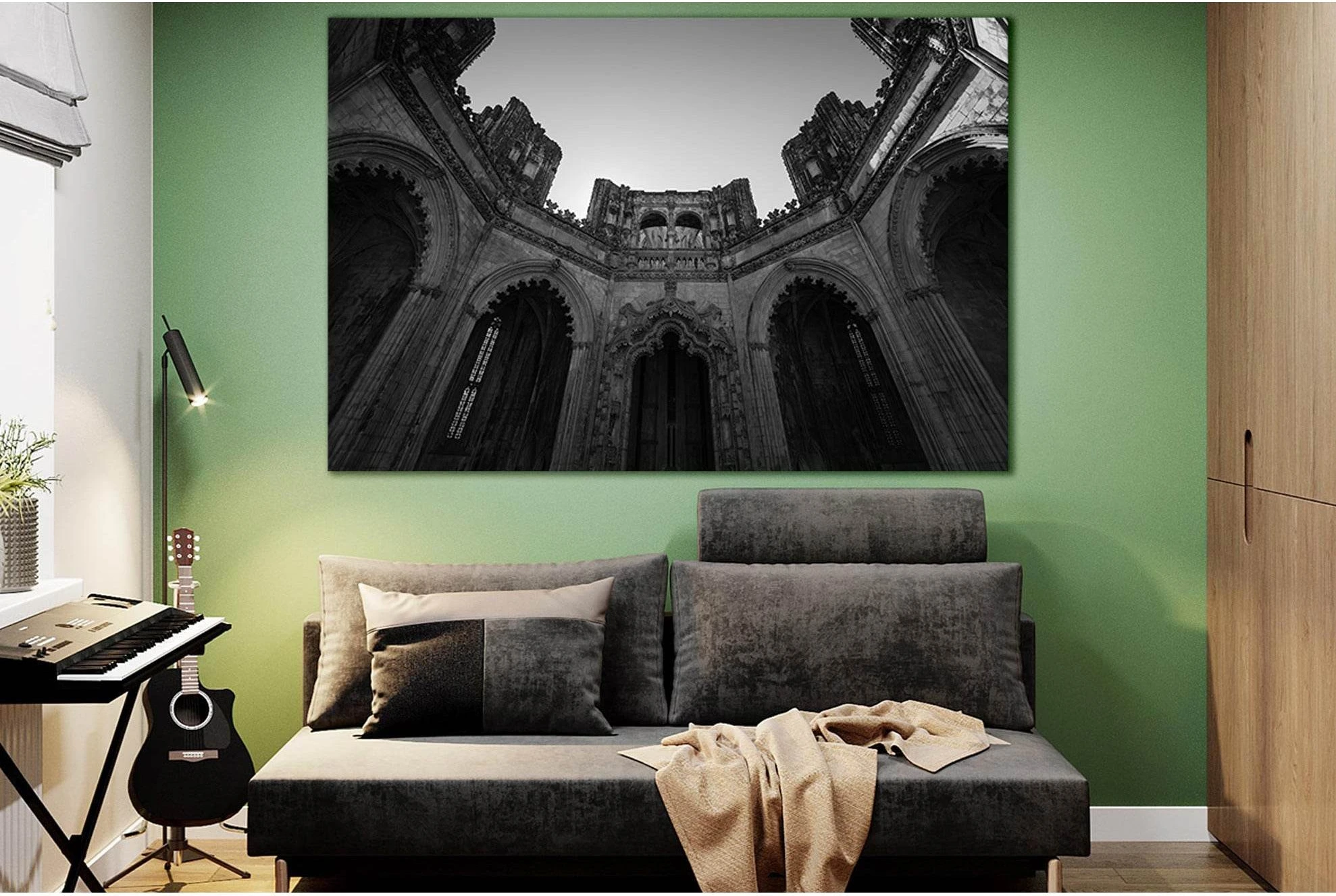 Batalha Monastery №SL1376 Ready to Hang Canvas Print - Zellart Canvas Prints 0new, ALL_Products, Architecture