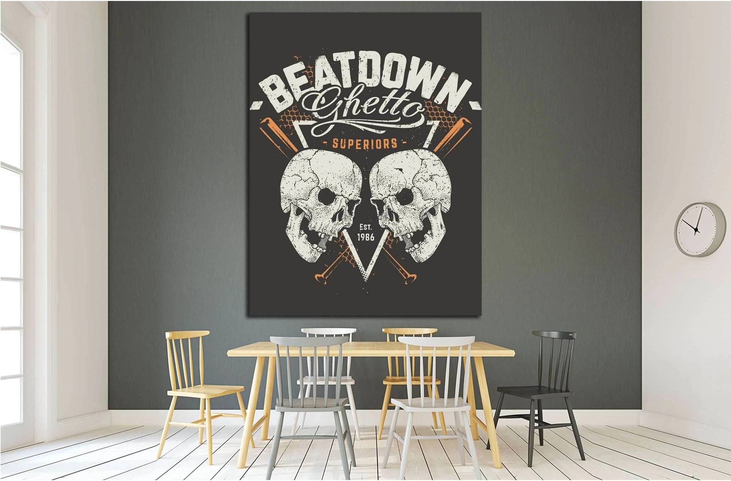 beatdown №4590 Ready to Hang Canvas Print - Zellart Canvas Prints ALL_Products, s-4590
