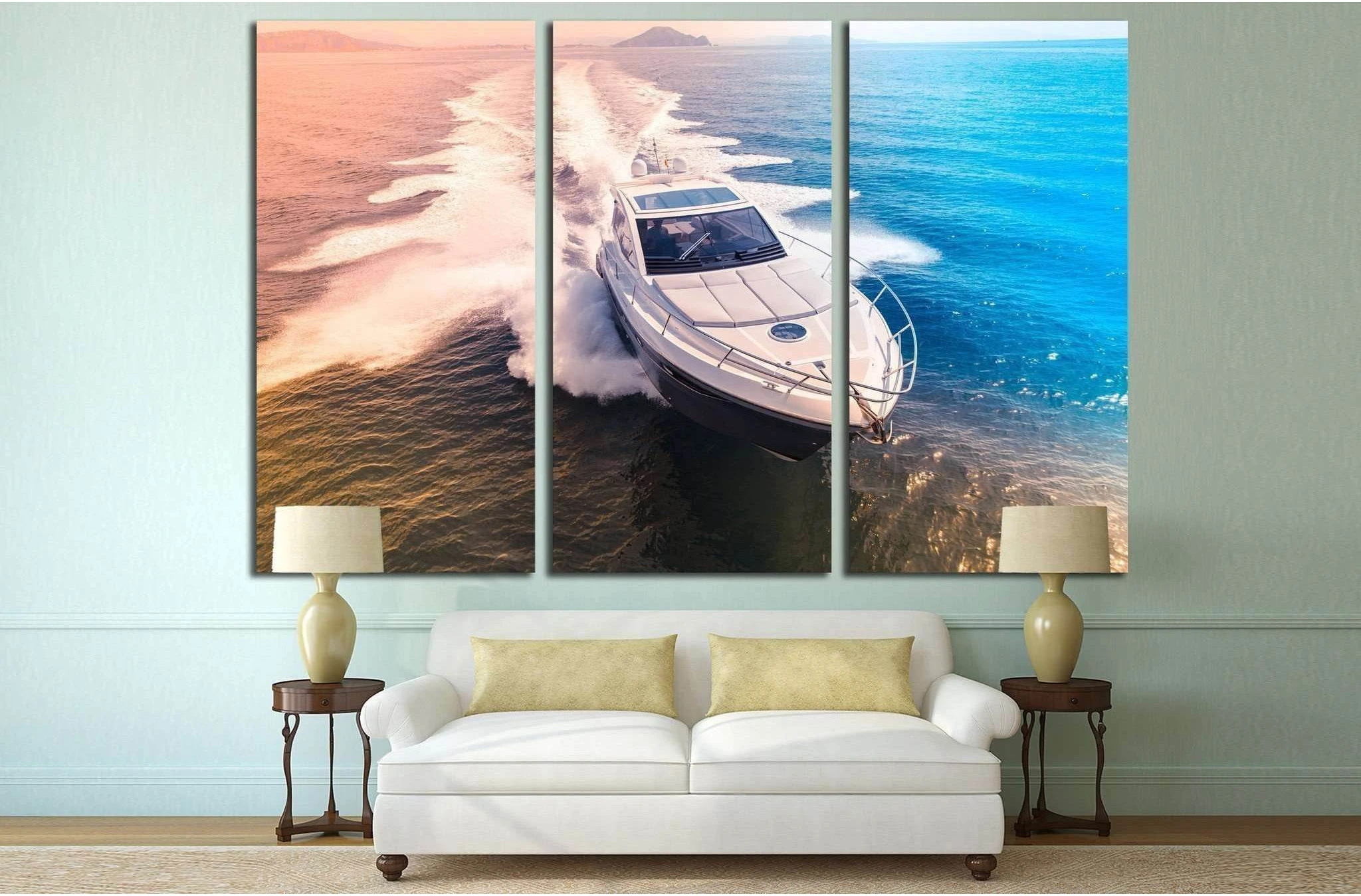 Beautiful Boat №209 Ready to Hang Canvas Print - Zellart Canvas Prints ALL_Products, wd-209