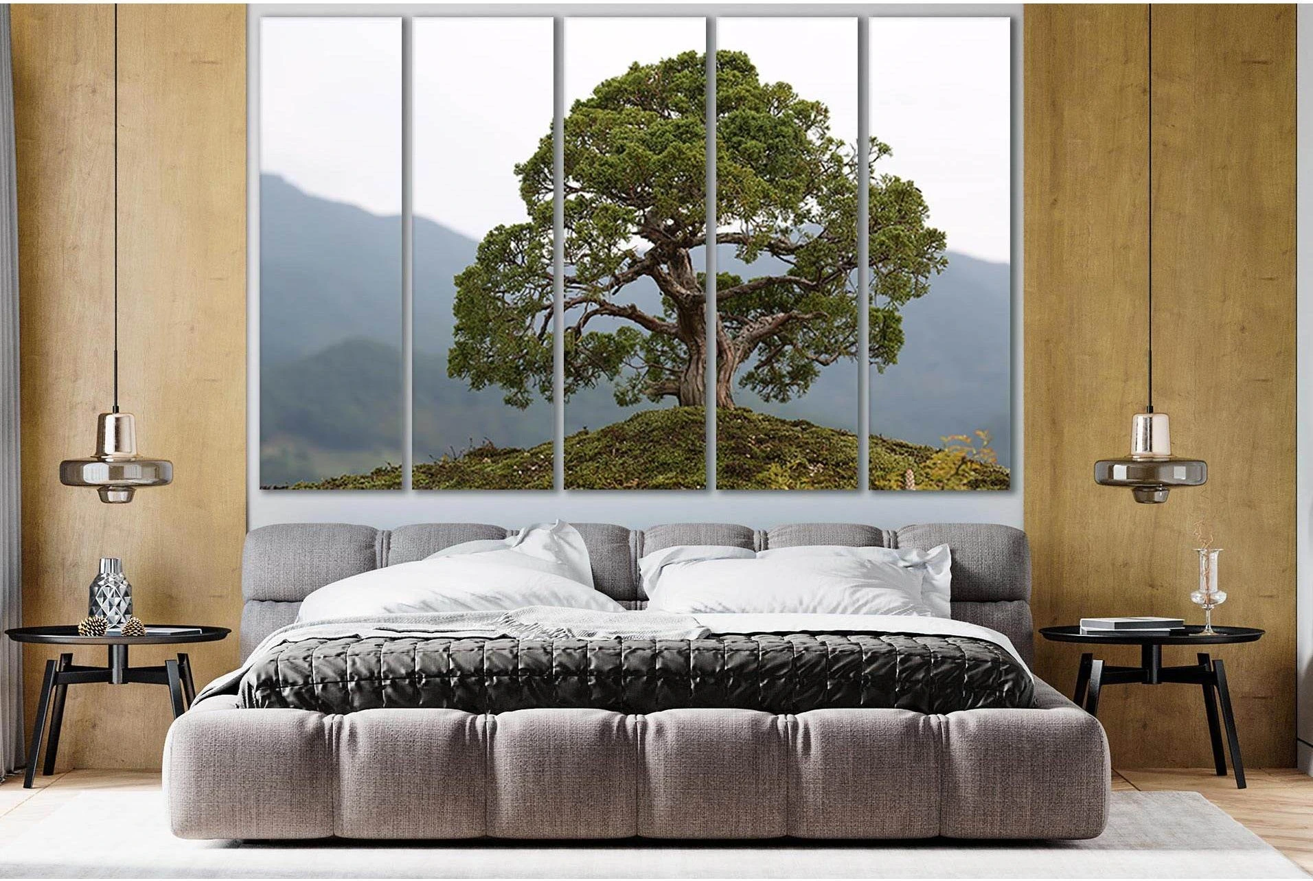 Beautiful Bonsai Tree №SL509 Ready to Hang Canvas Print - Zellart Canvas Prints 0new, ALL_Products, Trees Wall Art