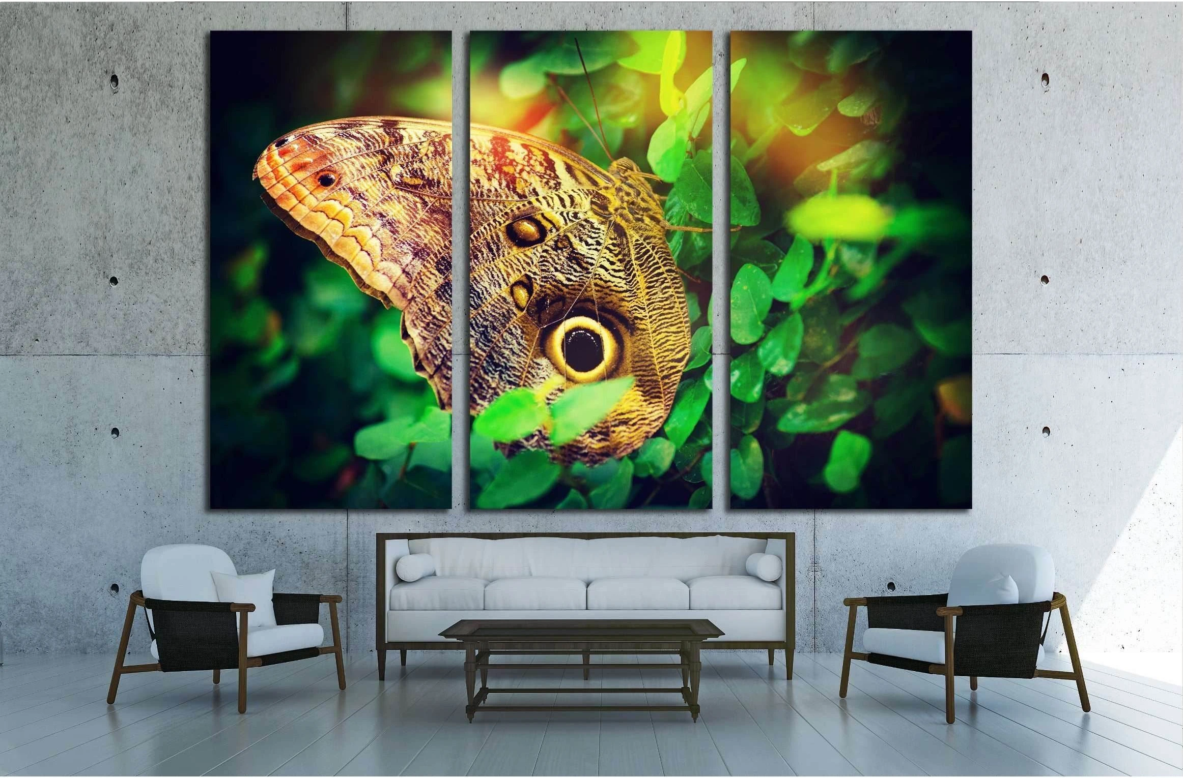 Beautiful butterfly №2798 Ready to Hang Canvas Print - Zellart Canvas Prints ALL_Products, s-2798