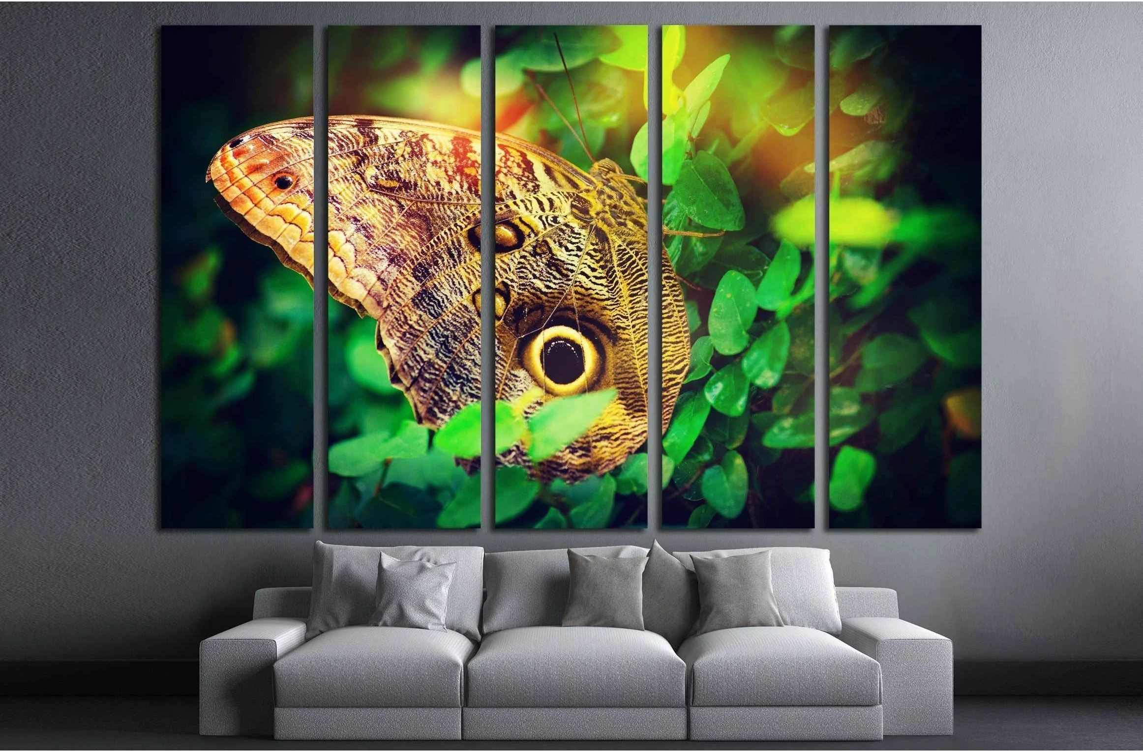 Beautiful butterfly №2798 Ready to Hang Canvas Print - Zellart Canvas Prints ALL_Products, s-2798