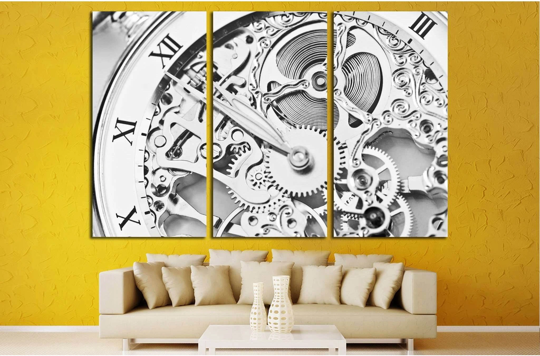 Beautiful Clockwork №221 Ready to Hang Canvas Print - Zellart Canvas Prints ALL_Products, wd-221