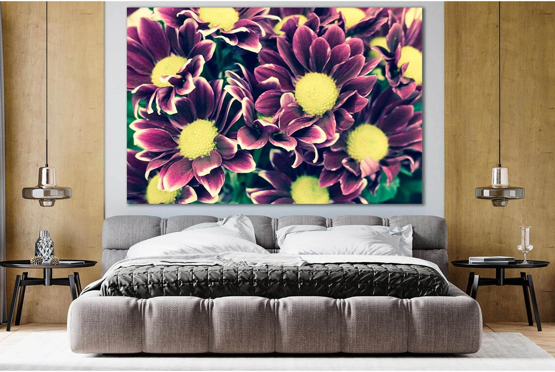 Beautiful Flowers №SL712 Ready to Hang Canvas Print - Zellart Canvas Prints 0new, ALL_Products, Floral & Botanical Wall Art