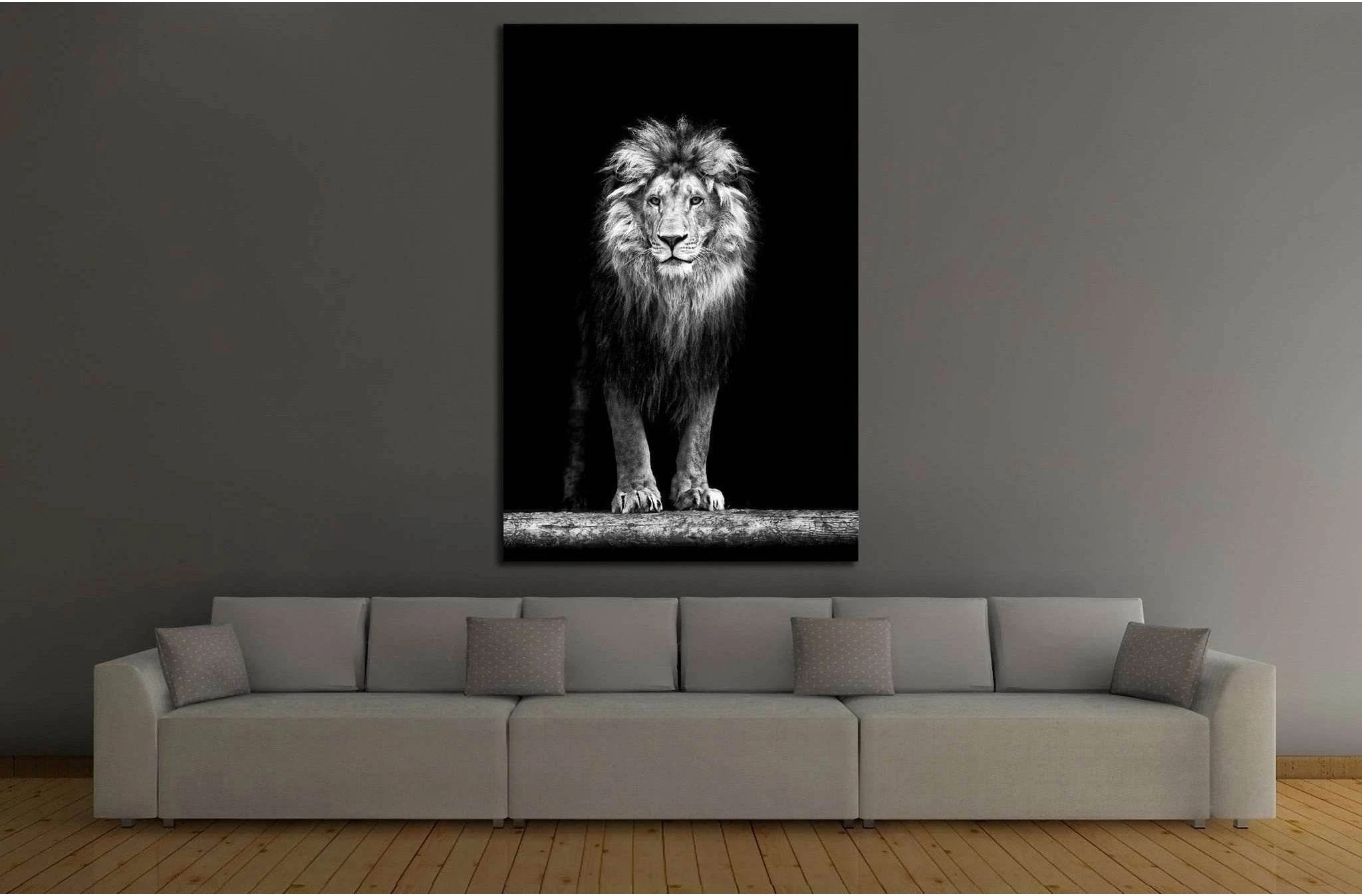 Beautiful Lion №189 Ready to Hang Canvas Print - Zellart Canvas Prints ALL_Products, Lion, wd-189