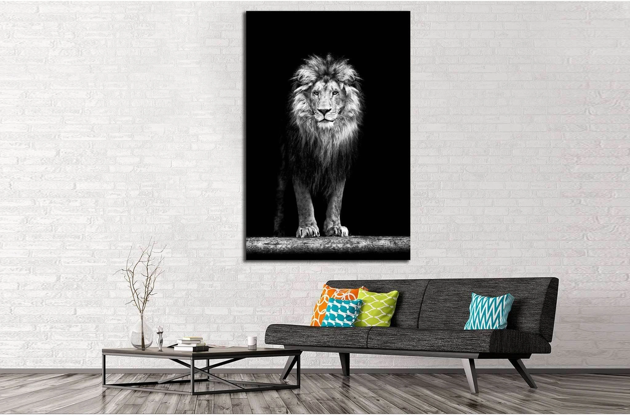 Beautiful Lion №189 Ready to Hang Canvas Print - Zellart Canvas Prints ALL_Products, Lion, wd-189