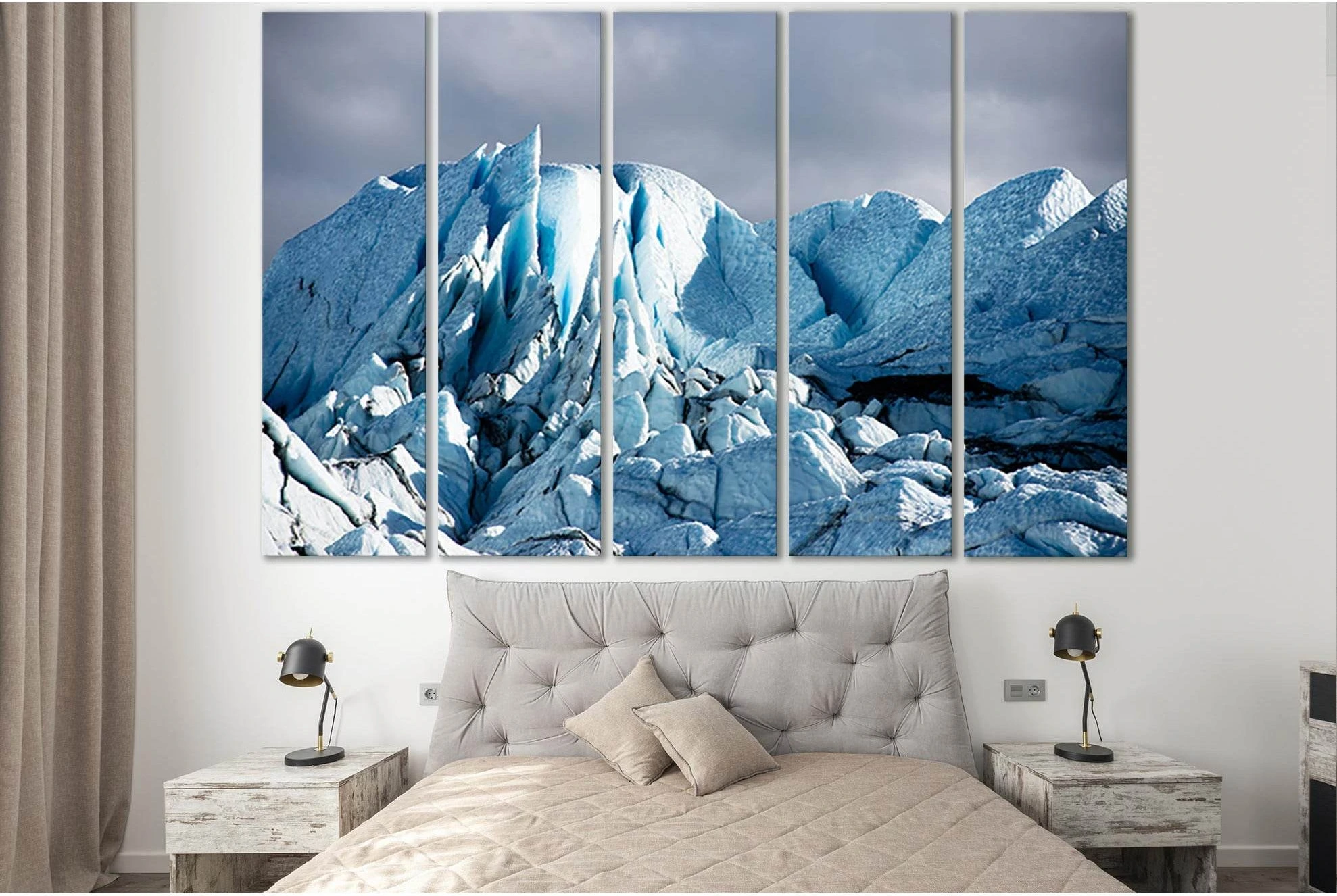 Beautiful Matanuska Glacier №SL1346 Ready to Hang Canvas Print - Zellart Canvas Prints 0new, ALL_Products, Glacials