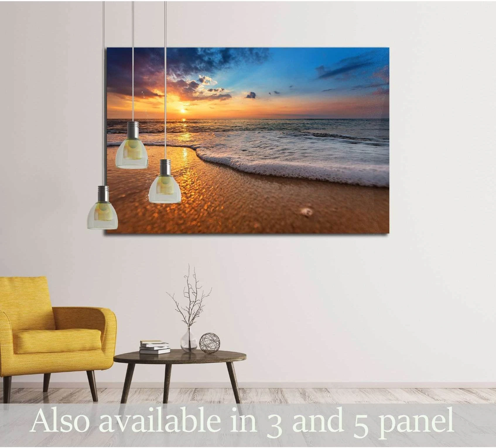 Beautiful natural seascape showing sea water, shoreline and horizon depth.