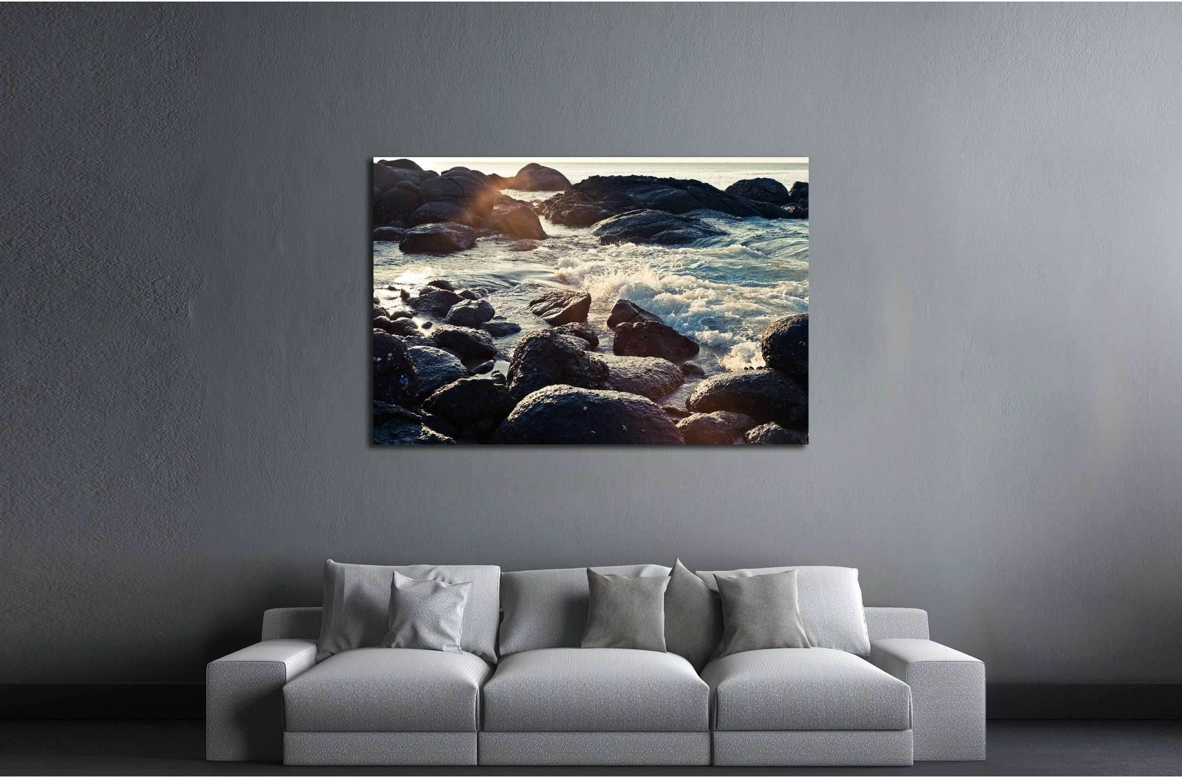 Beautiful tropical beach. Thailand №3143 Ready to Hang Canvas Print - Zellart Canvas Prints ALL_Products, s-3143