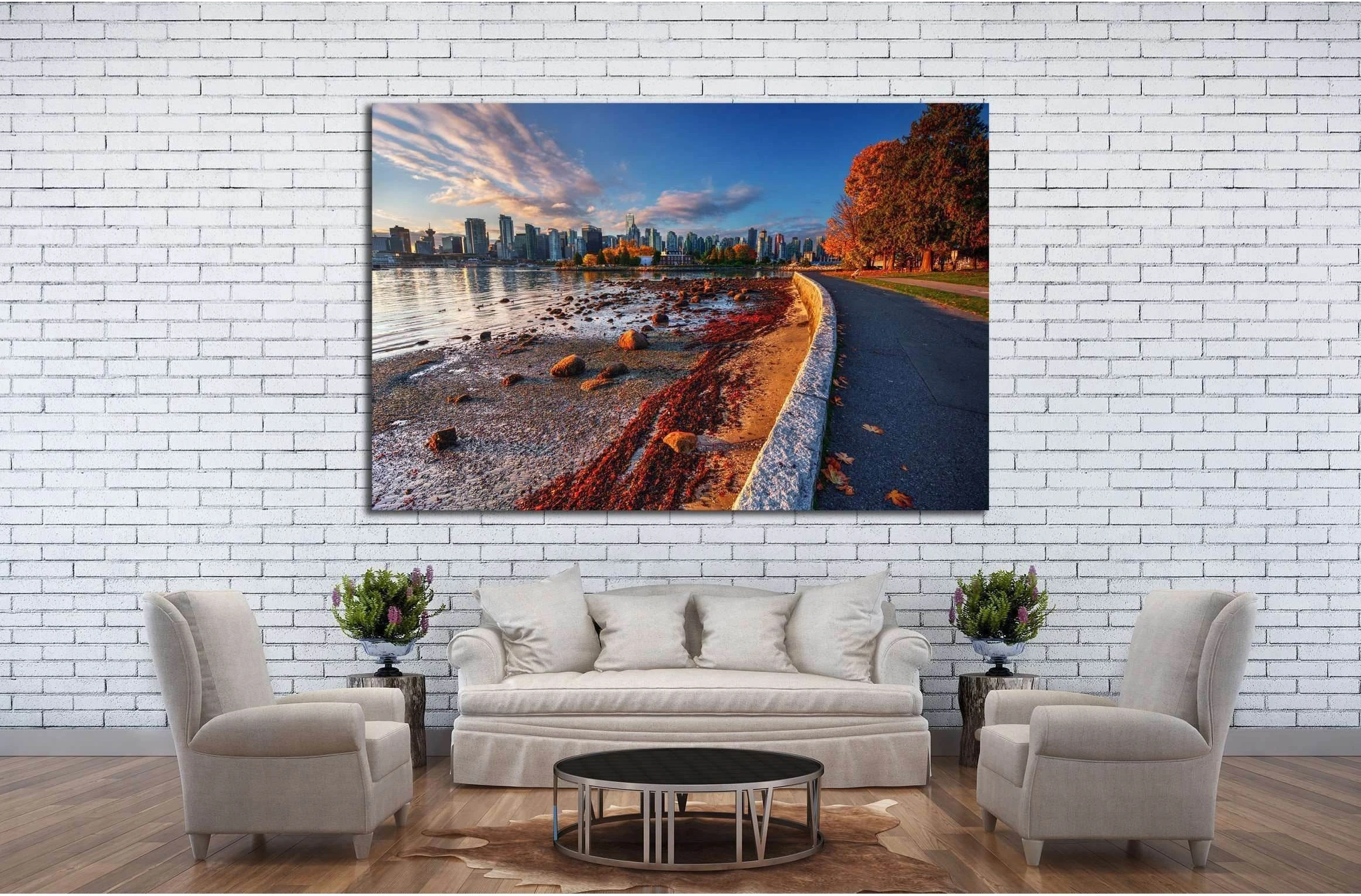 Beautiful Vancouver №2182 Ready to Hang Canvas Print - Zellart Canvas Prints ALL_Products, s-2182