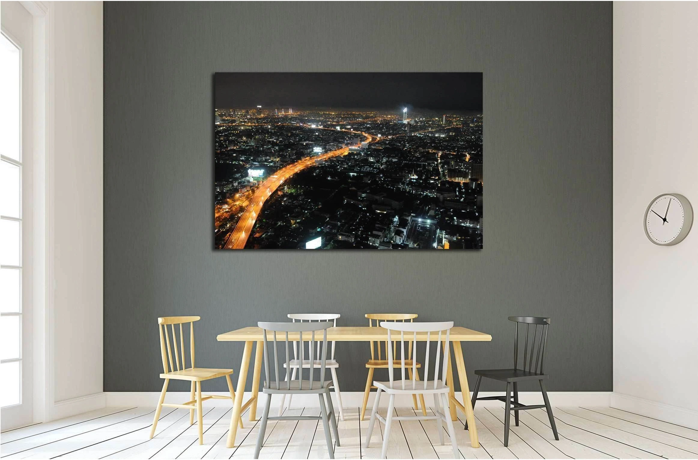 beautifully city №2407 Ready to Hang Canvas Print - Zellart Canvas Prints ALL_Products, s-2407