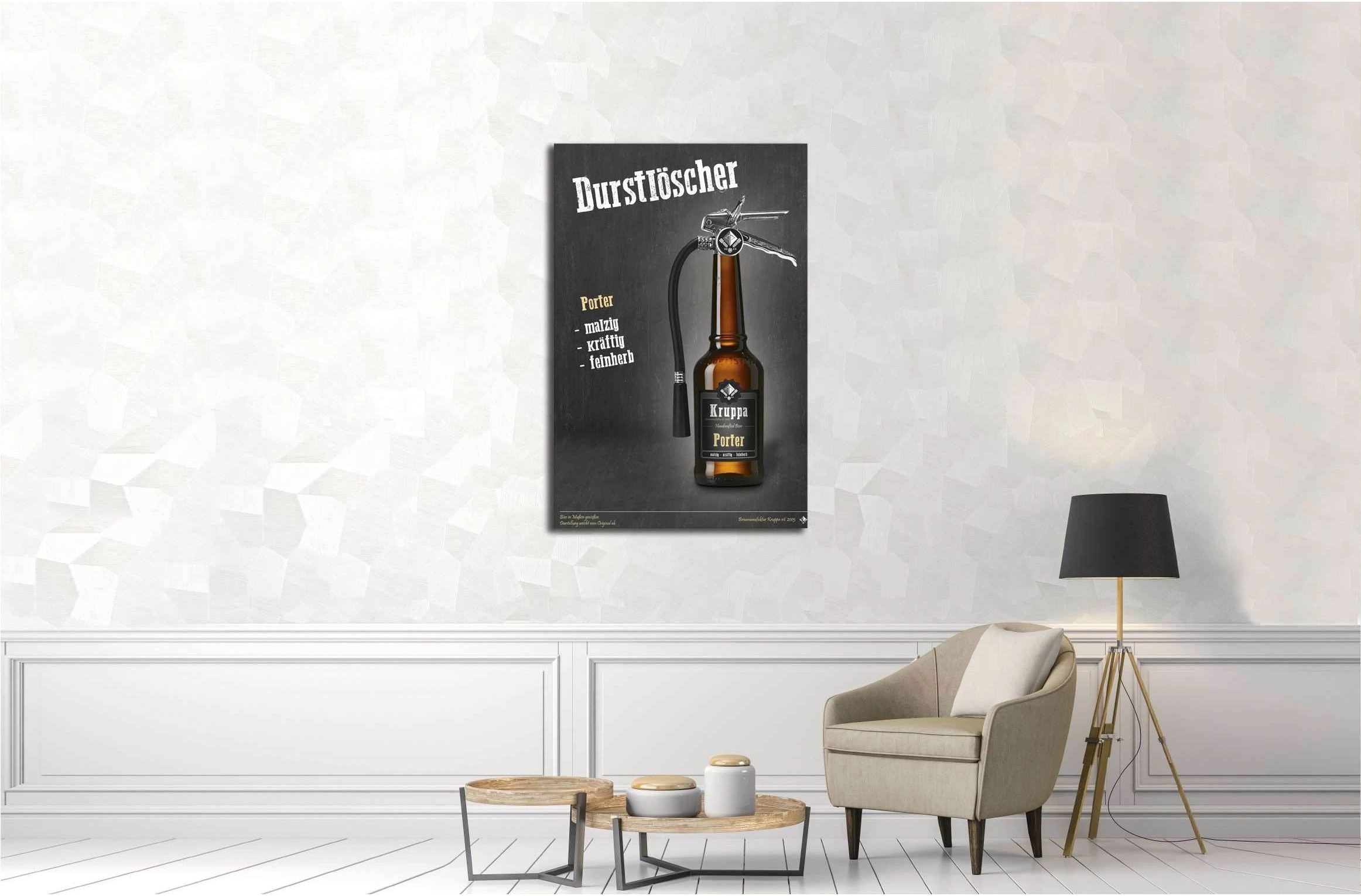 Beer №3415 Ready to Hang Canvas Print - Zellart Canvas Prints ALL_Products, Beer, s-3415