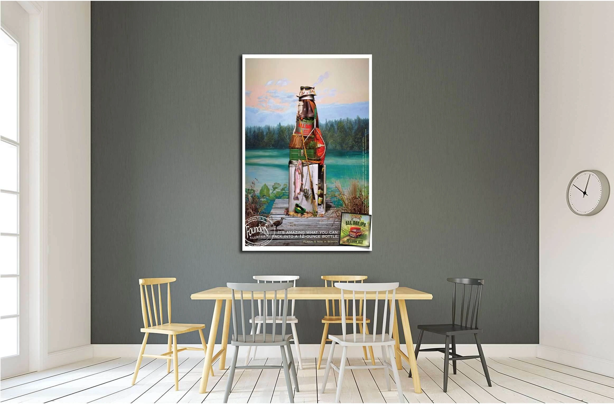 Beer №3416 Ready to Hang Canvas Print - Zellart Canvas Prints ALL_Products, Beer, s-3416