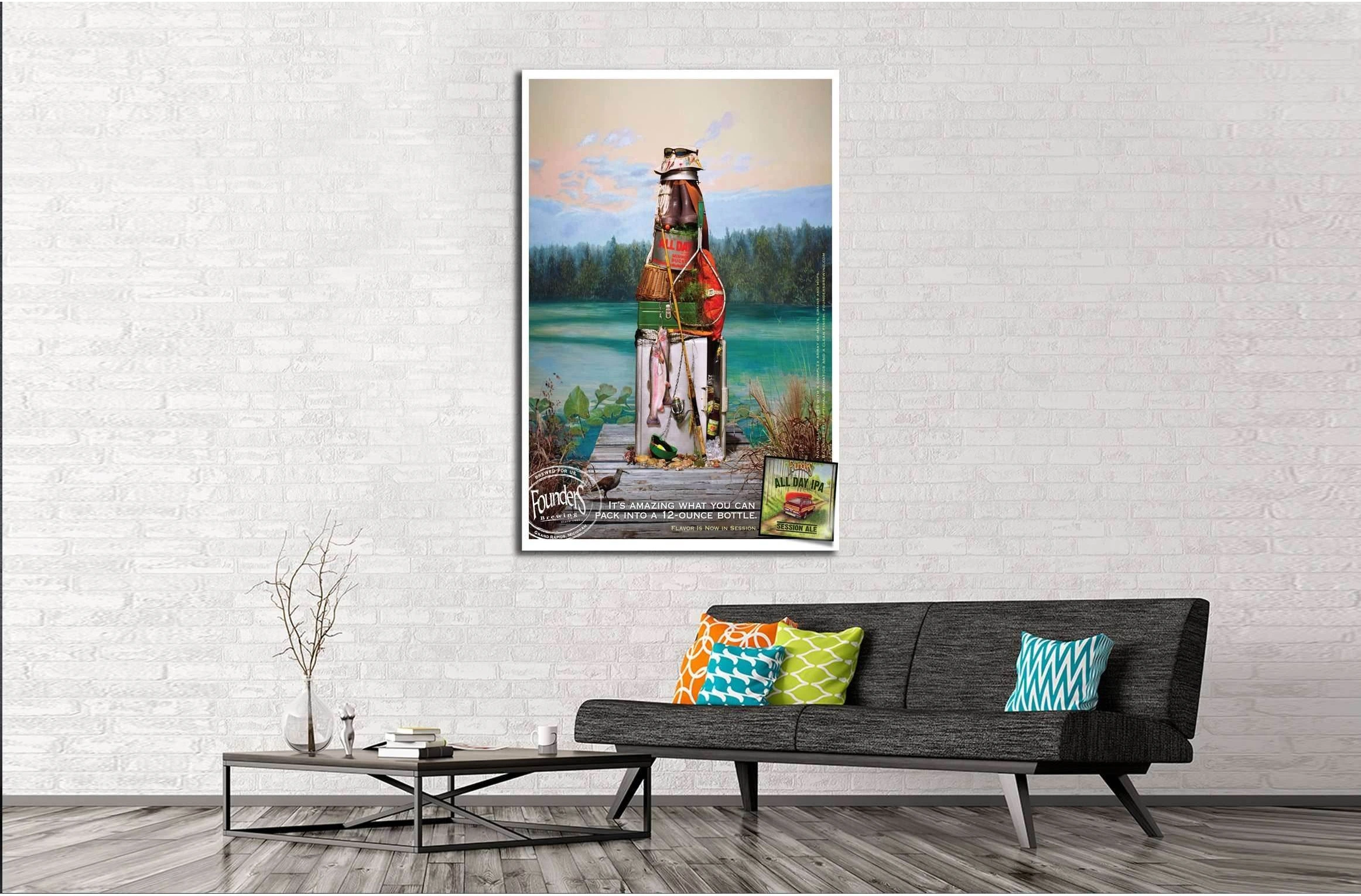 Beer №3416 Ready to Hang Canvas Print - Zellart Canvas Prints ALL_Products, Beer, s-3416