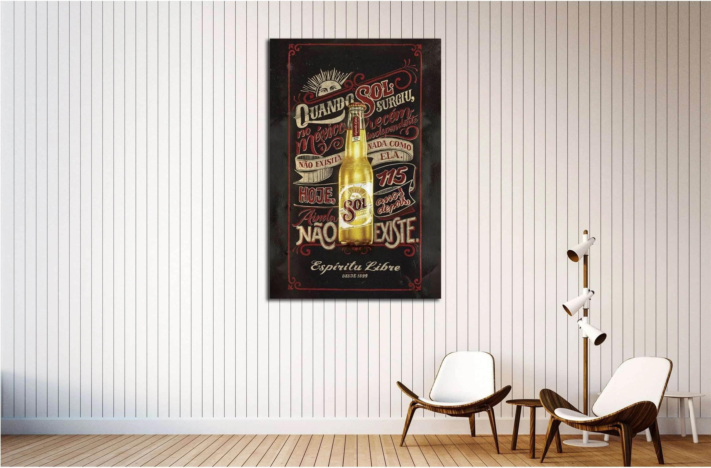 Beer №3418 Ready to Hang Canvas Print - Zellart Canvas Prints ALL_Products, Beer, s-3418