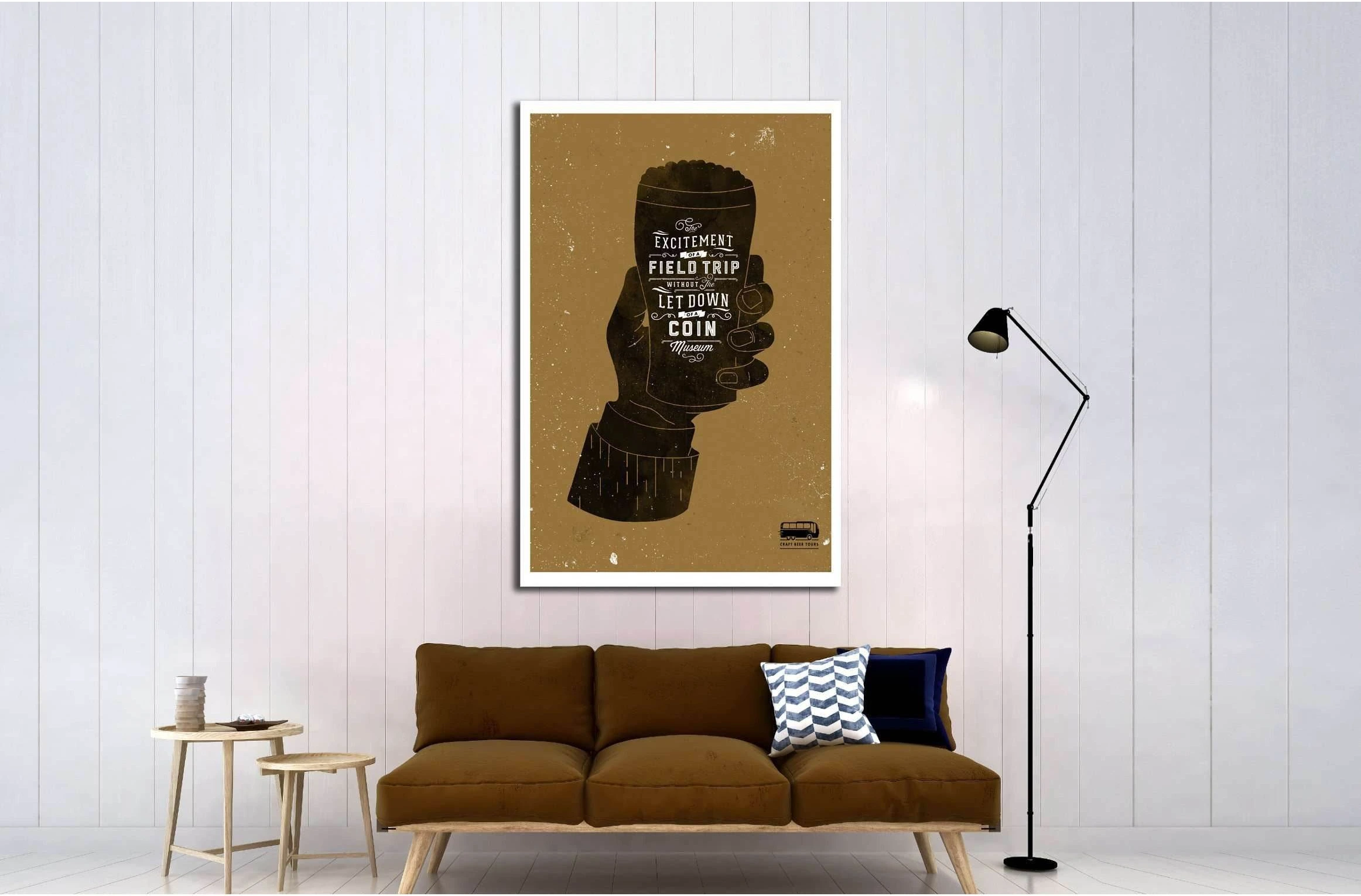 Beer №3420 Ready to Hang Canvas Print - Zellart Canvas Prints ALL_Products, Beer, s-3420