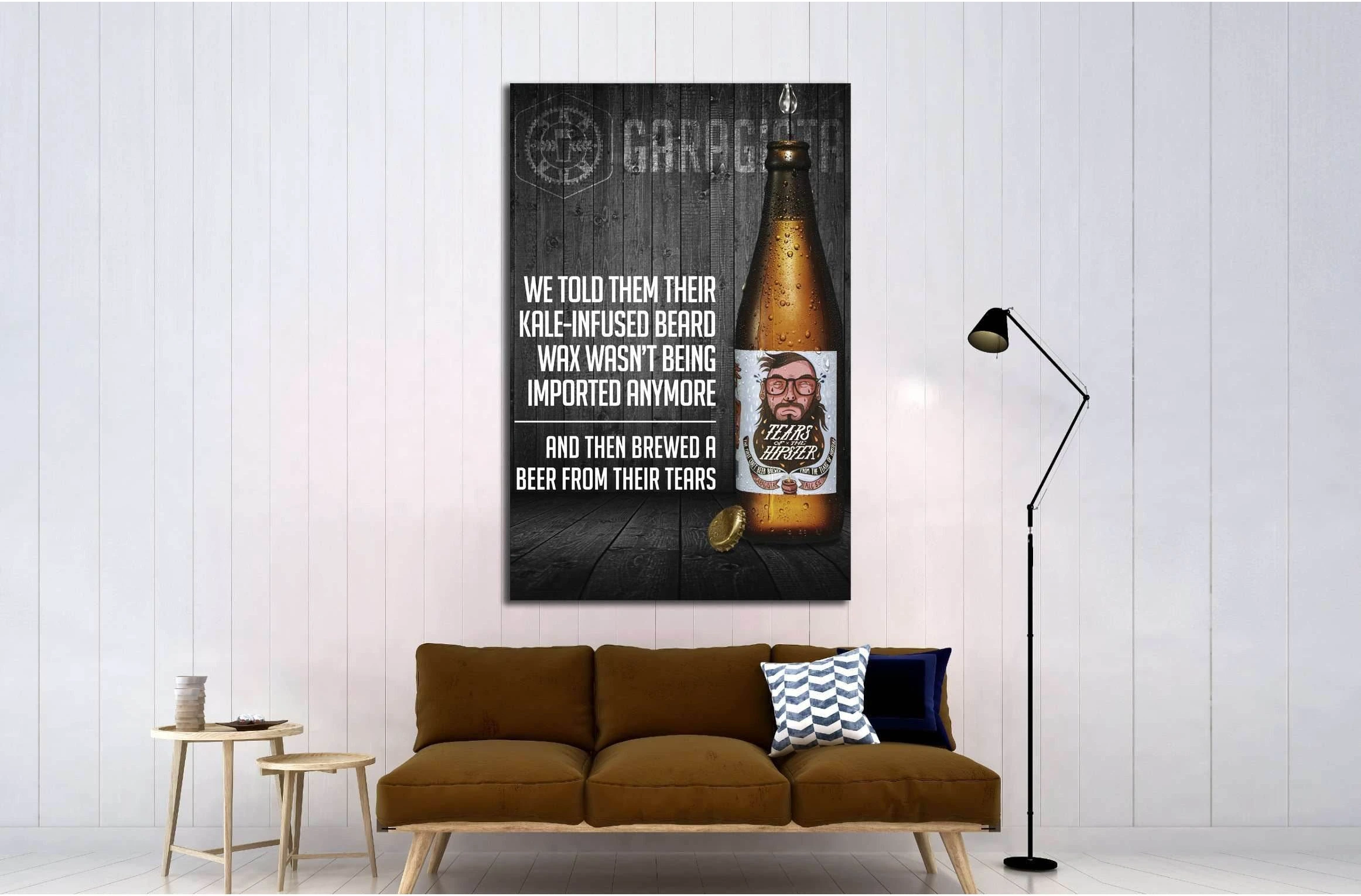 Beer №3430 Ready to Hang Canvas Print - Zellart Canvas Prints ALL_Products, Beer, s-3430