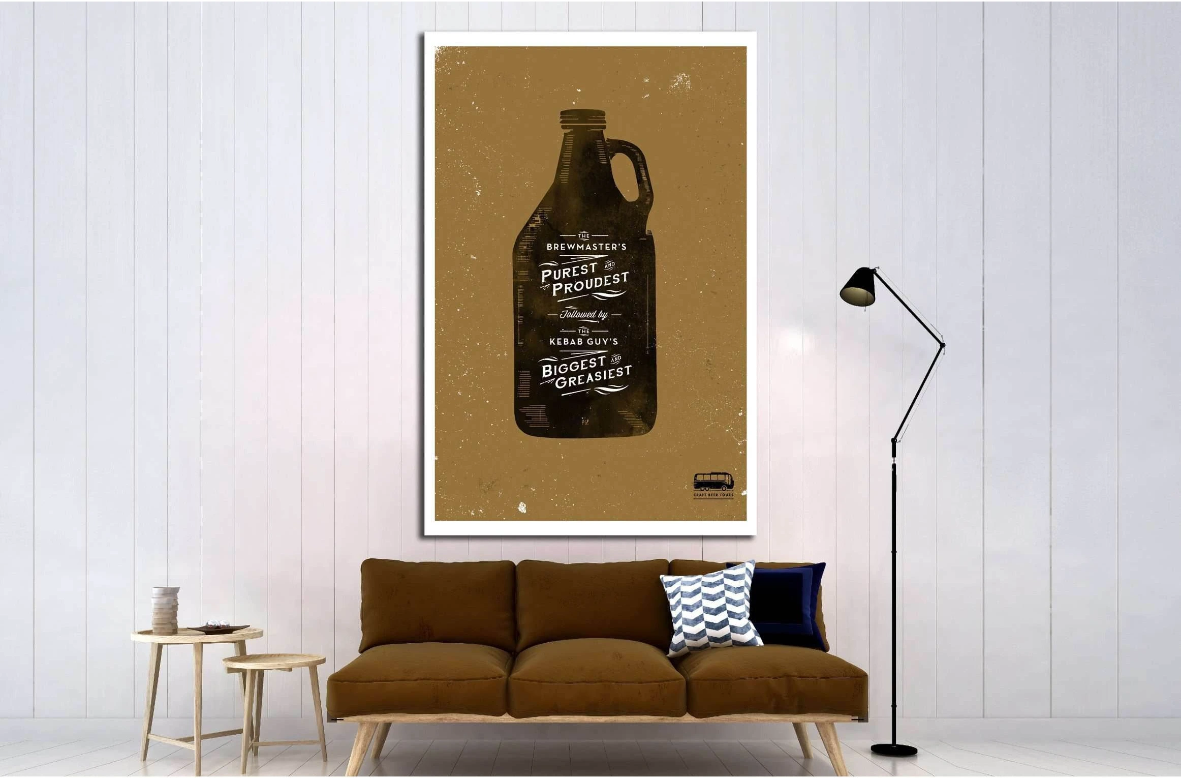 Beer №3431 Ready to Hang Canvas Print - Zellart Canvas Prints ALL_Products, Beer, s-3431
