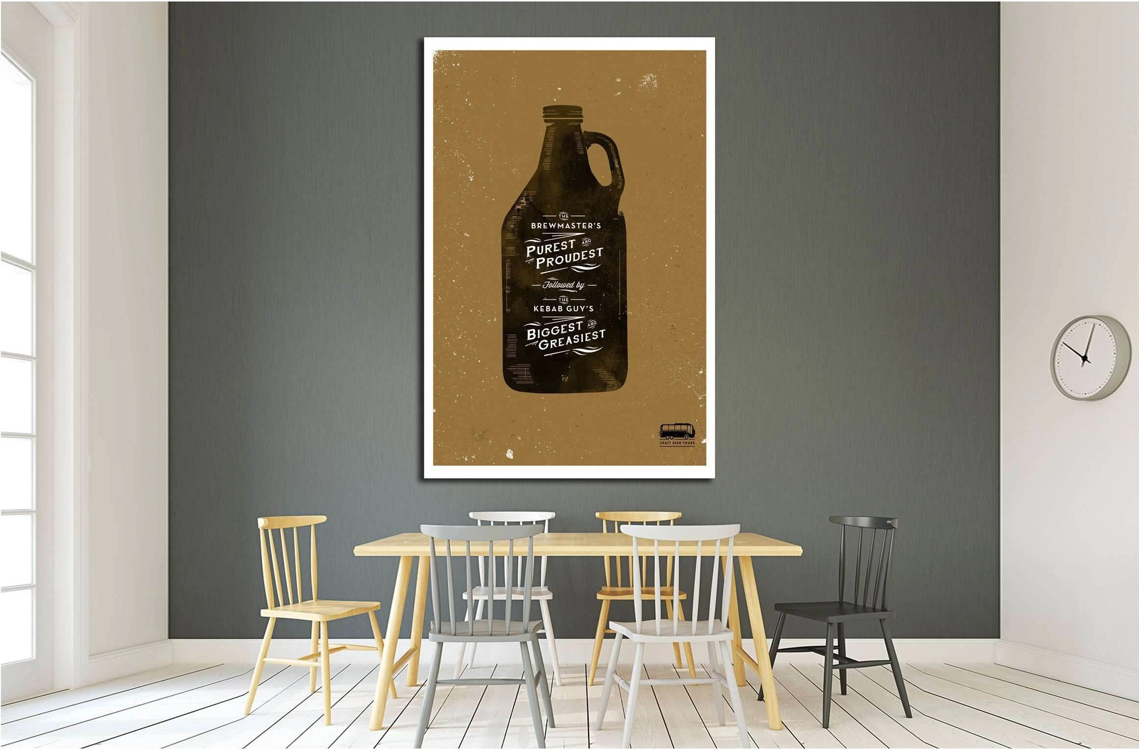 Beer №3431 Ready to Hang Canvas Print - Zellart Canvas Prints ALL_Products, Beer, s-3431