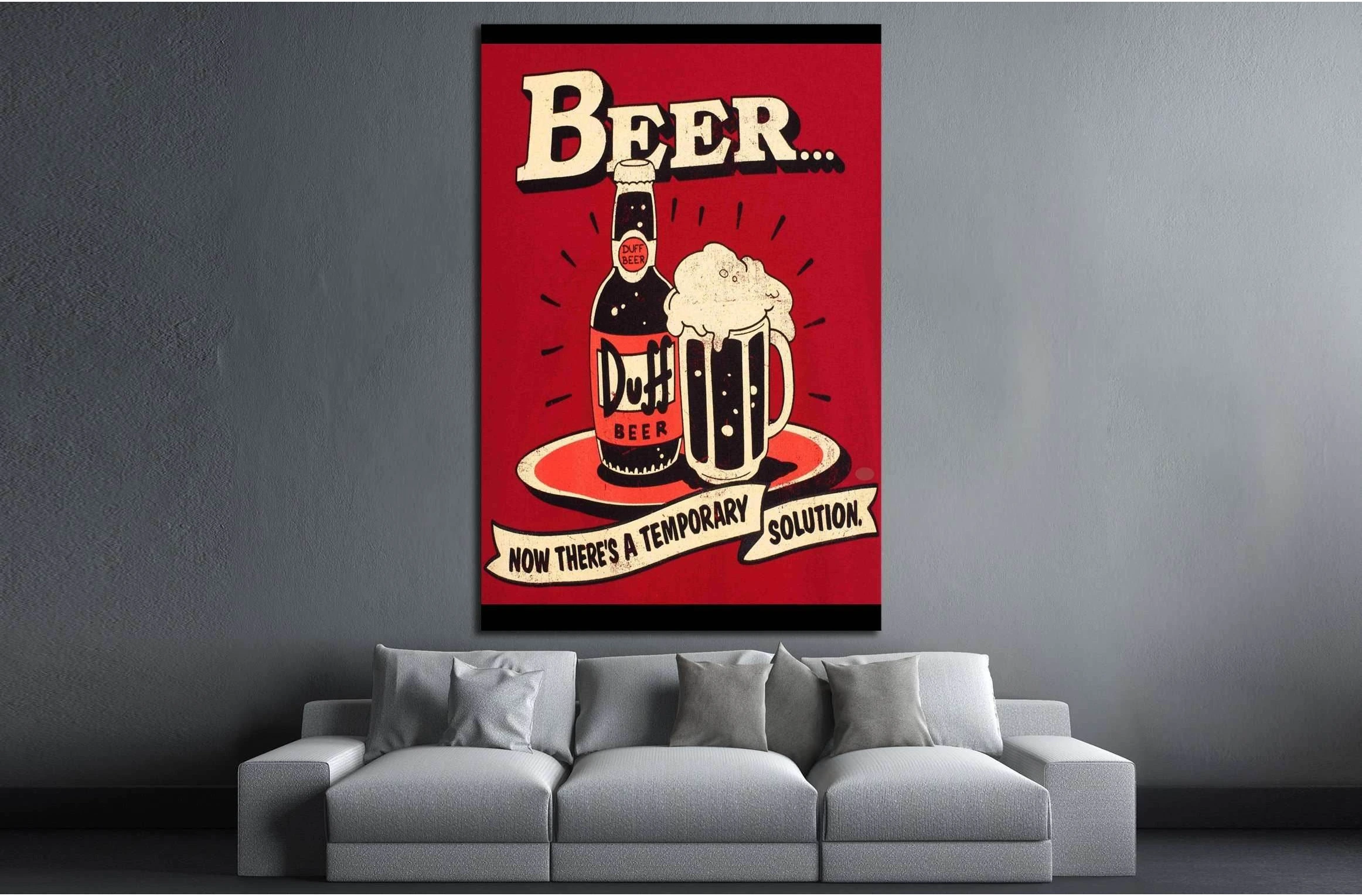 Beer №3433 Ready to Hang Canvas Print - Zellart Canvas Prints ALL_Products, Beer, s-3433