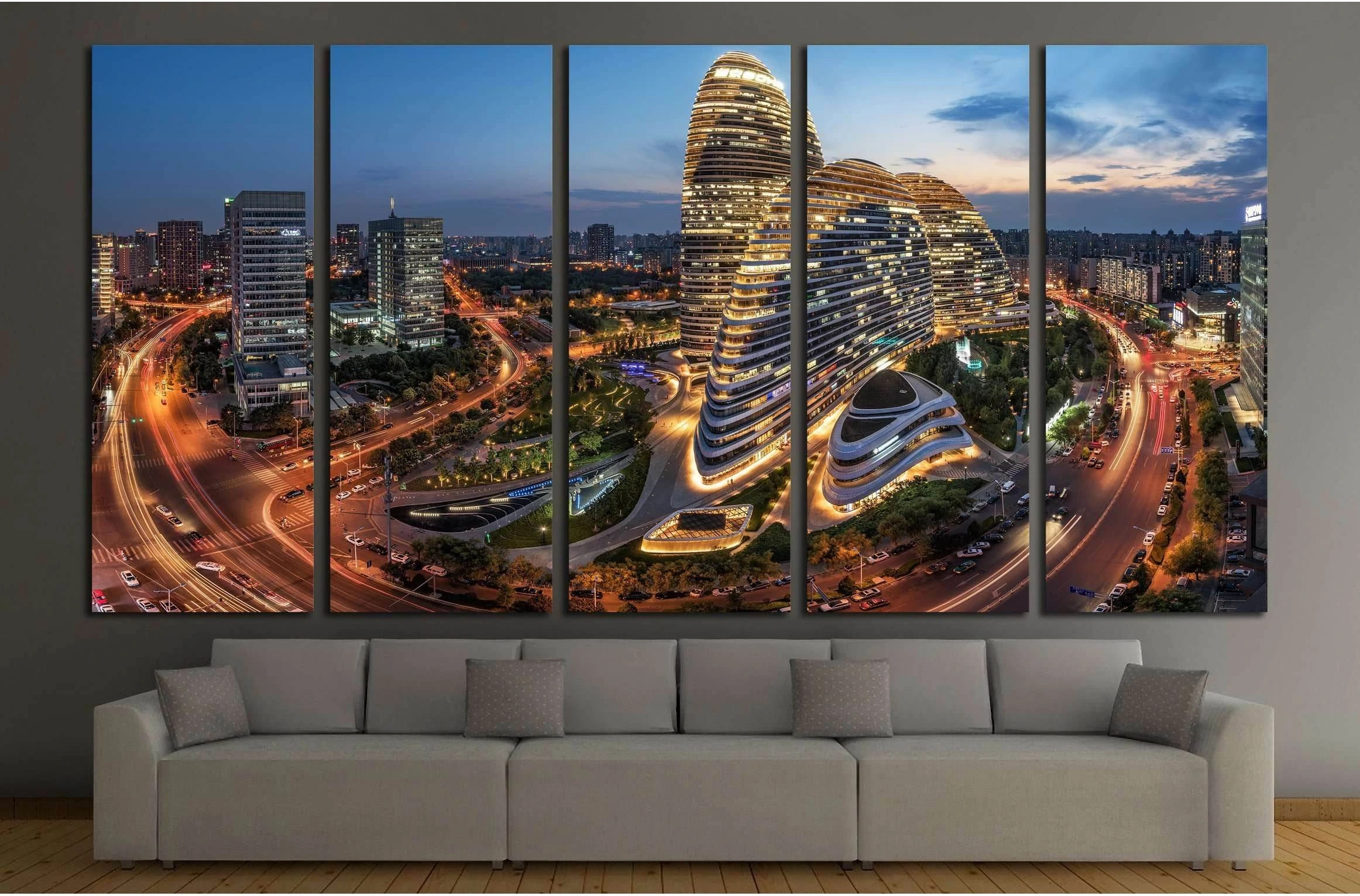 Beijing, China №1552 Ready to Hang Canvas Print - Zellart Canvas Prints ALL_Products, s-1552