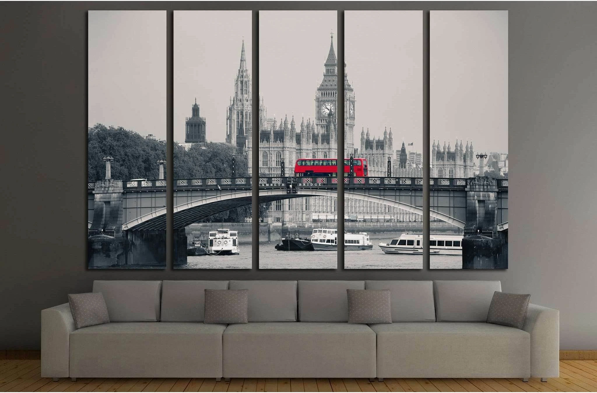 Big Ben №562 Ready to Hang Canvas Print - Zellart Canvas Prints ALL_Products, s-562