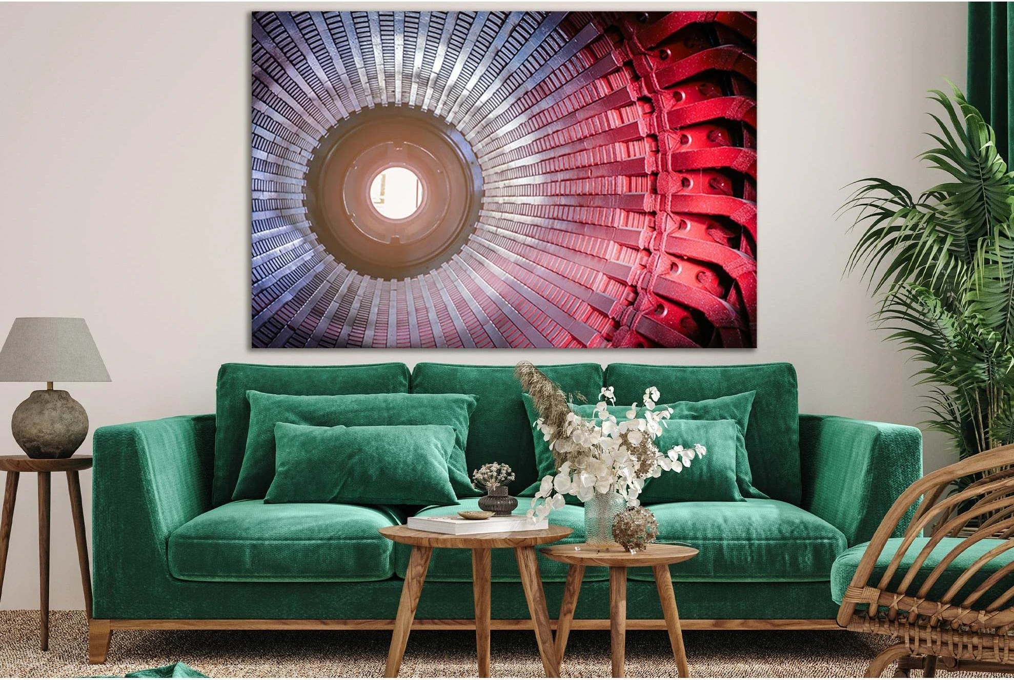 Big Electric Motor №SL1448 Ready to Hang Canvas Print - Zellart Canvas Prints 0new, ALL_Products, Engine