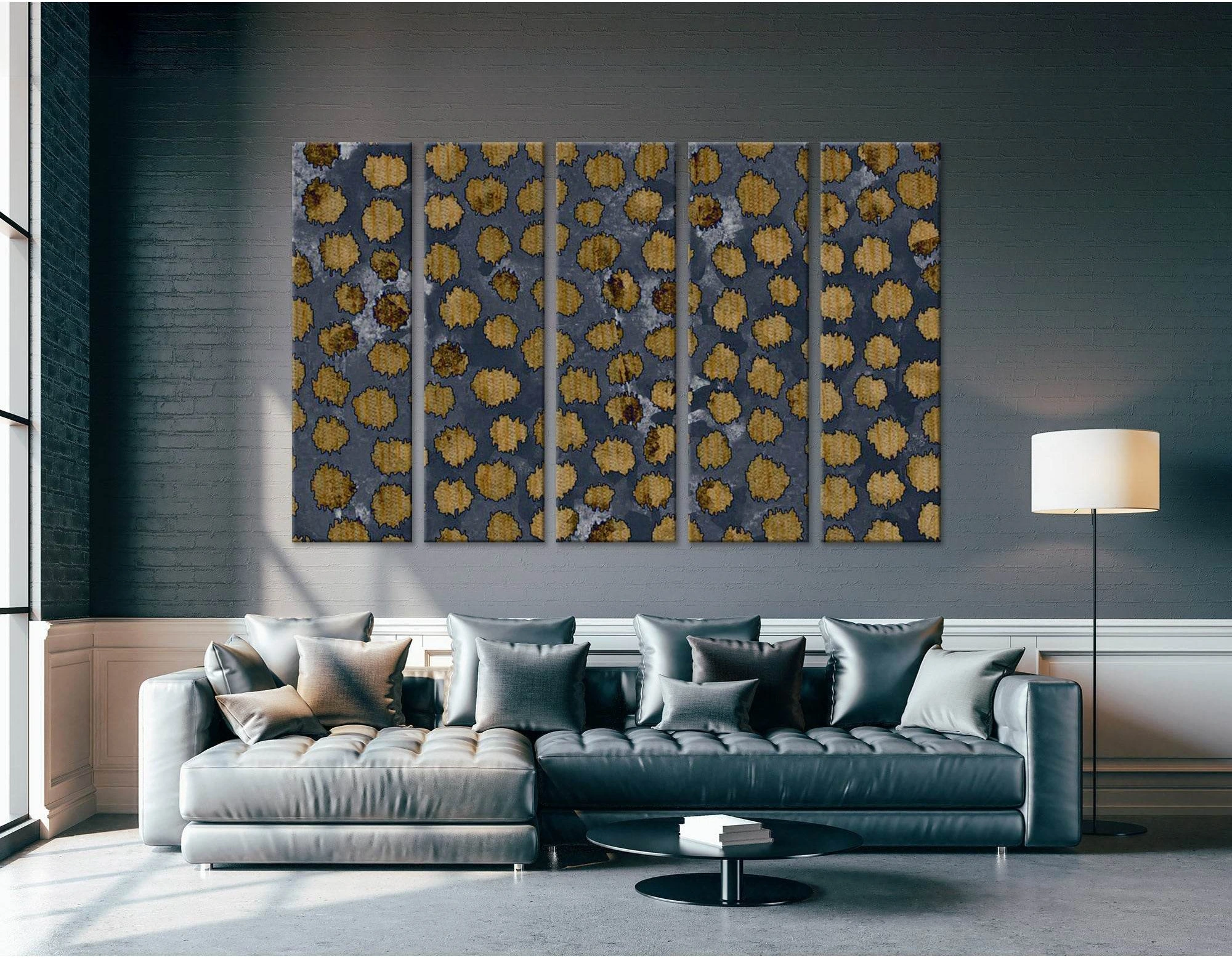 Black And Brown Abstract №04321 Ready to Hang Canvas Print - Zellart Canvas Prints ALL_Products