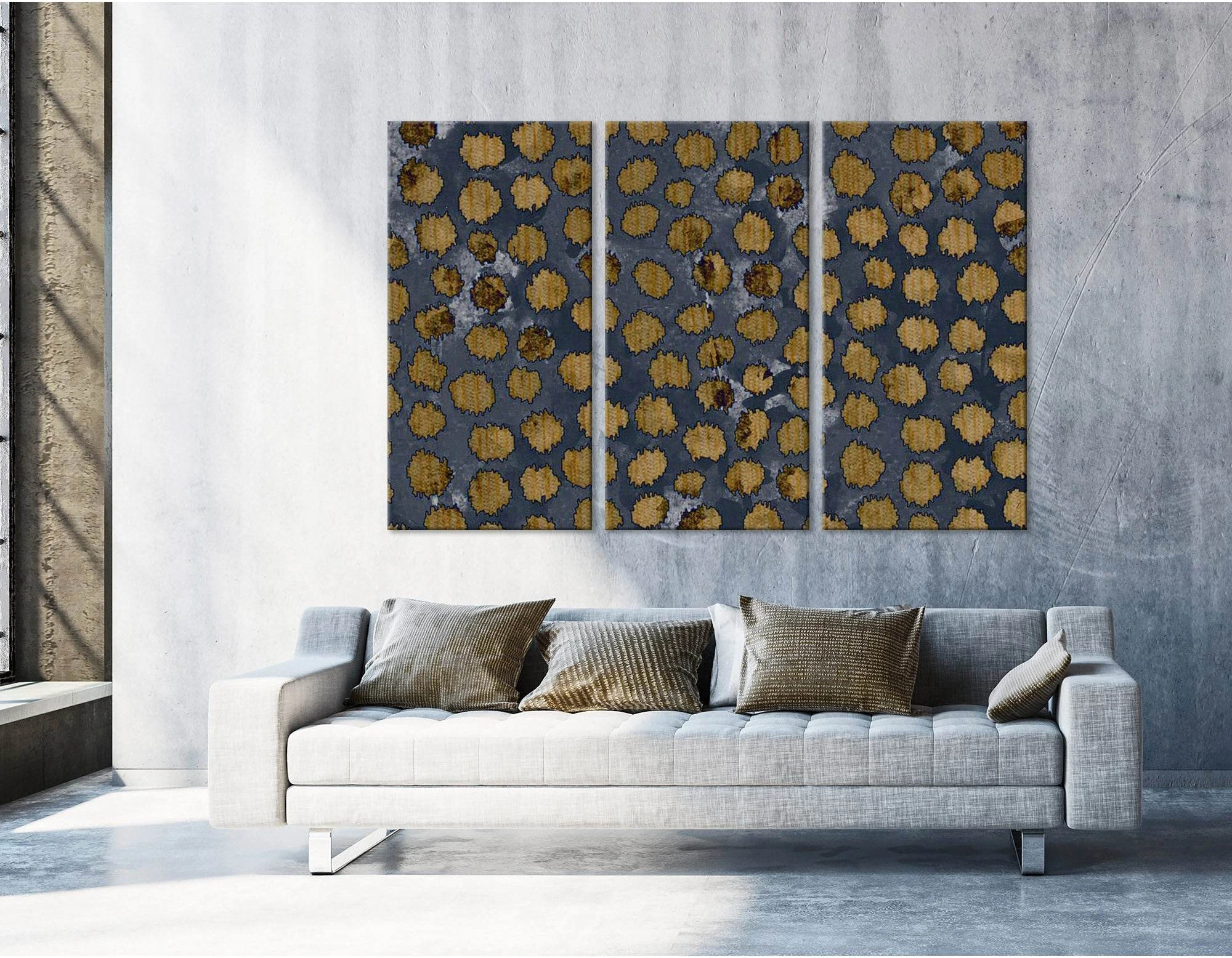 Black And Brown Abstract №04321 Ready to Hang Canvas Print - Zellart Canvas Prints ALL_Products