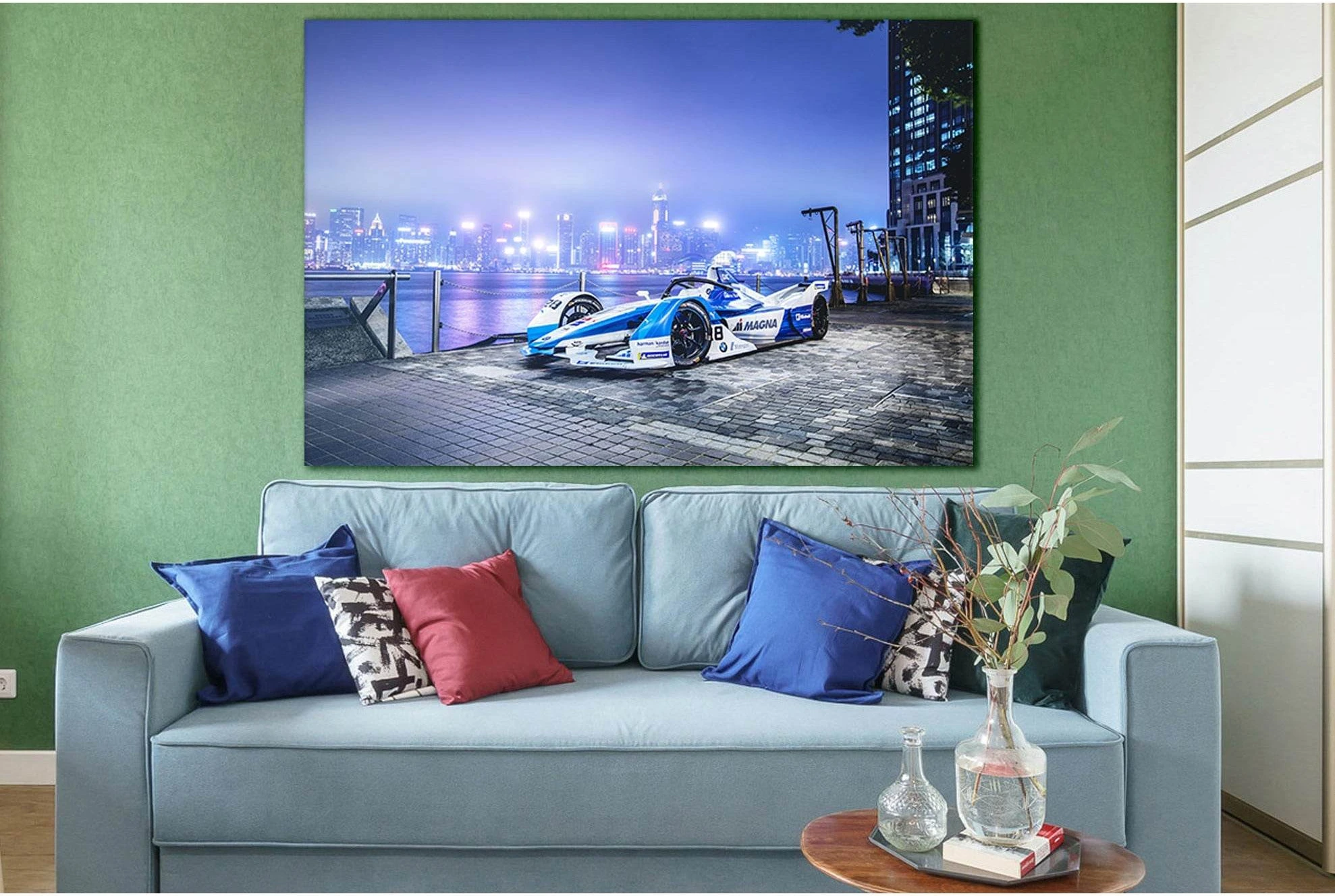 BMW Formula 1 №SL909 Ready to Hang Canvas Print - Zellart Canvas Prints 0new, ALL_Products, Sports & Motivation