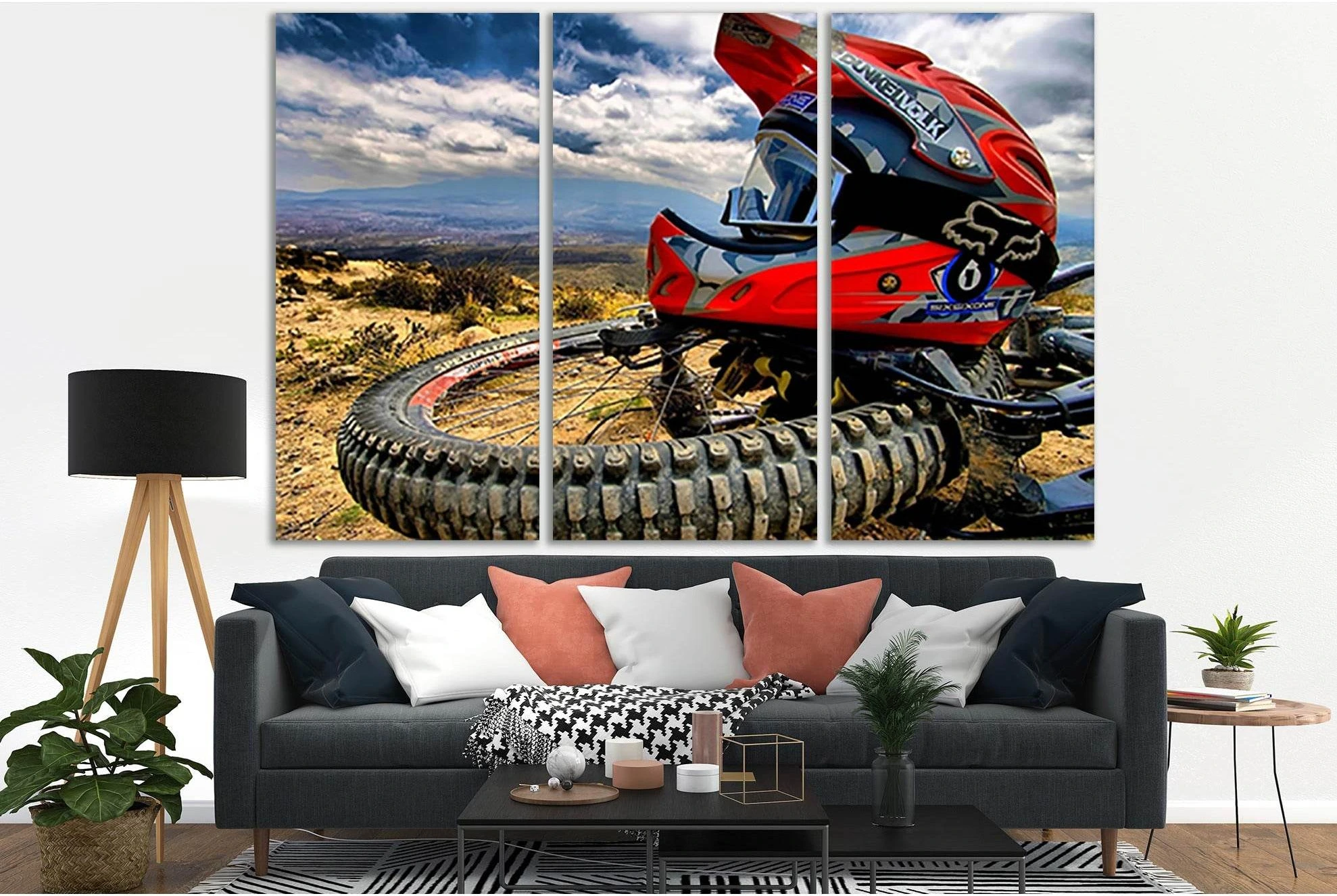 BMX Sport №SL935 Ready to Hang Canvas Print - Zellart Canvas Prints 0new, ALL_Products, Sports & Motivation