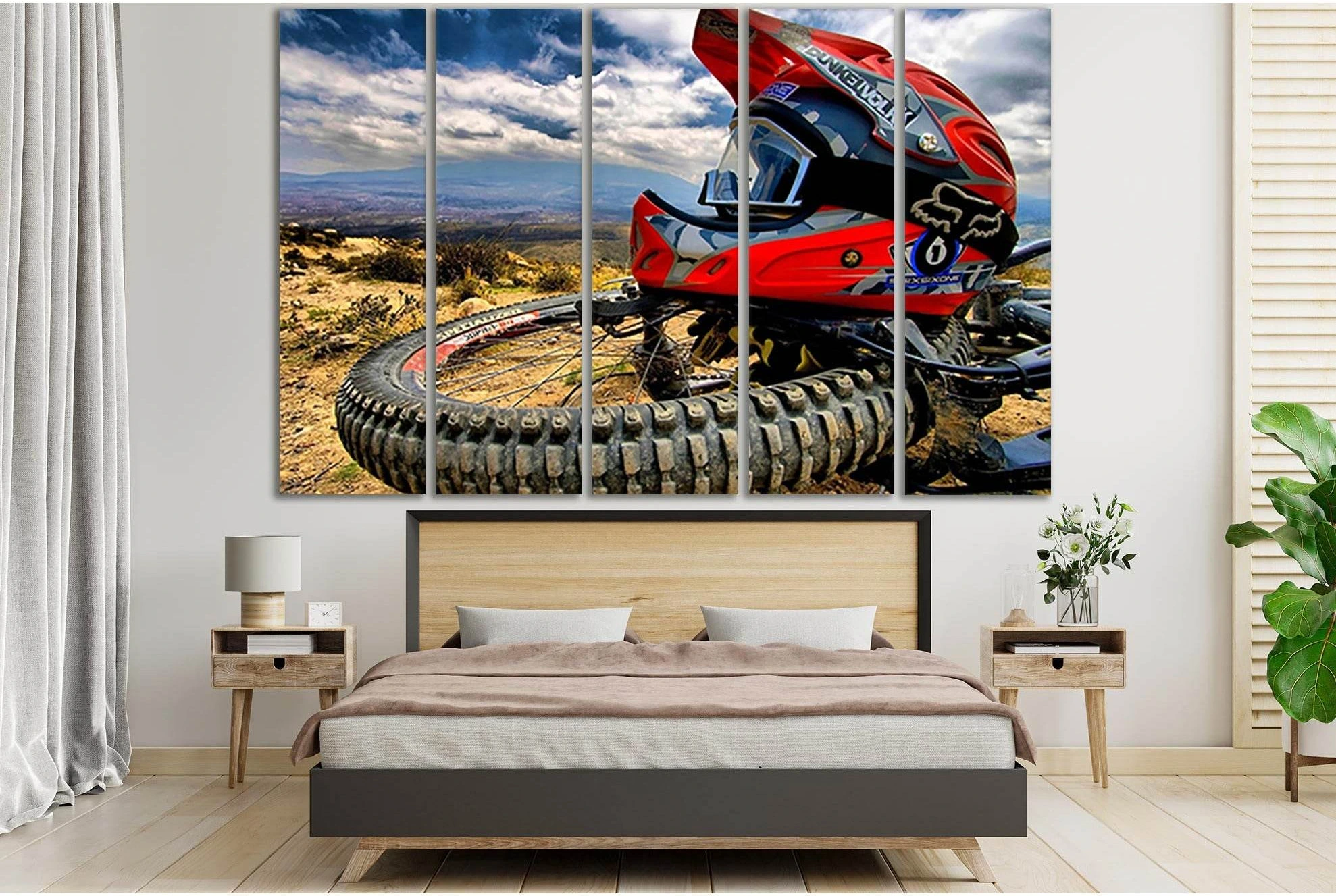 BMX Sport №SL935 Ready to Hang Canvas Print - Zellart Canvas Prints 0new, ALL_Products, Sports & Motivation
