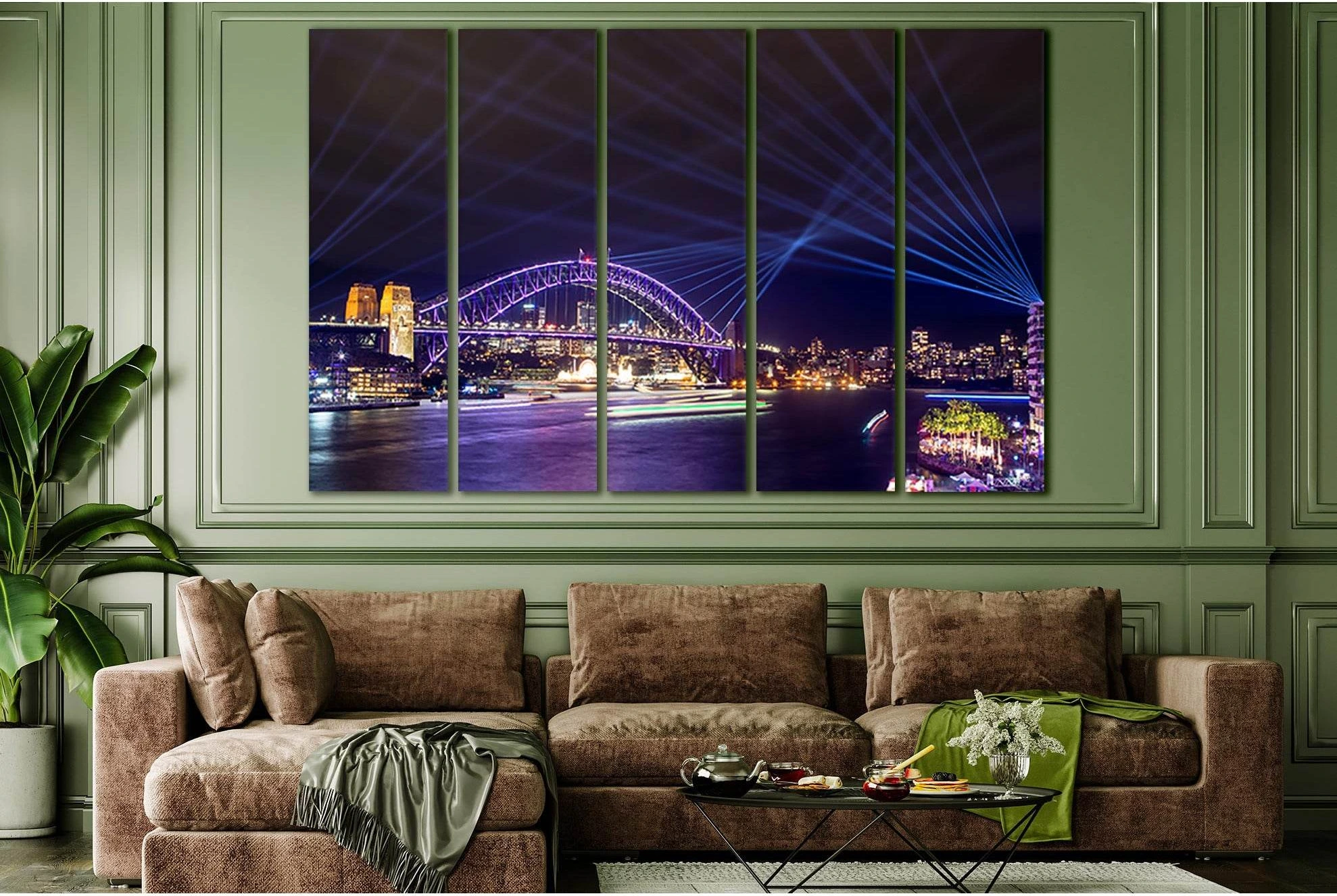 Bridge In Australia №SL1112 Ready to Hang Canvas Print - Zellart Canvas Prints 0new, ALL_Products, Bridges Wall Art