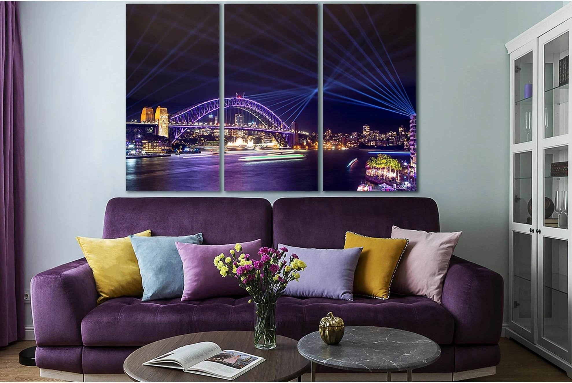 Bridge In Australia №SL1112 Ready to Hang Canvas Print - Zellart Canvas Prints 0new, ALL_Products, Bridges Wall Art